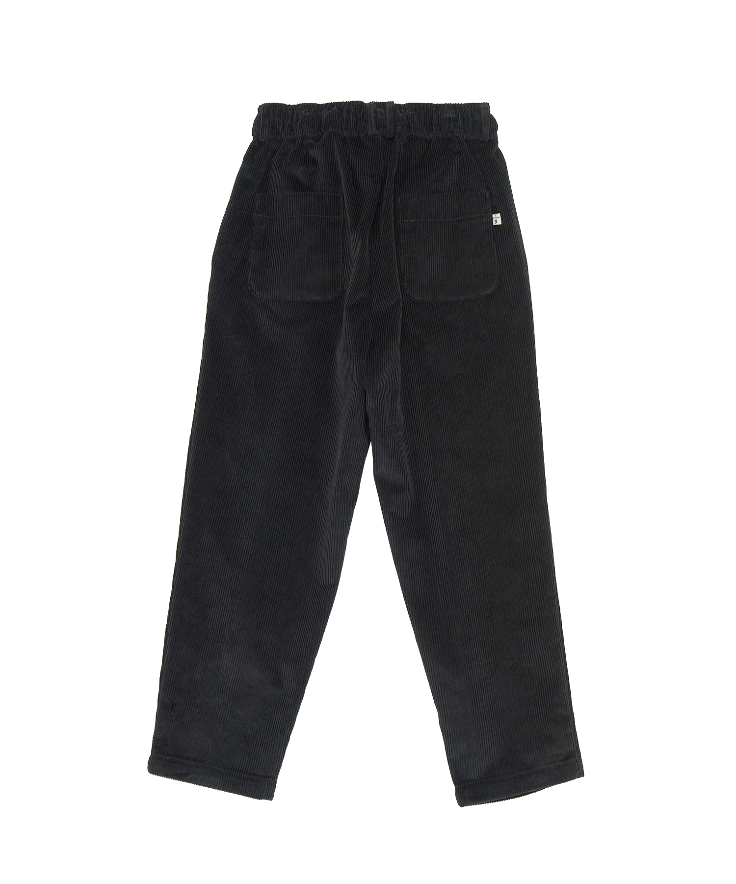 CORDUROY VINTAGE BALLOON-FIT PANTS (Black)