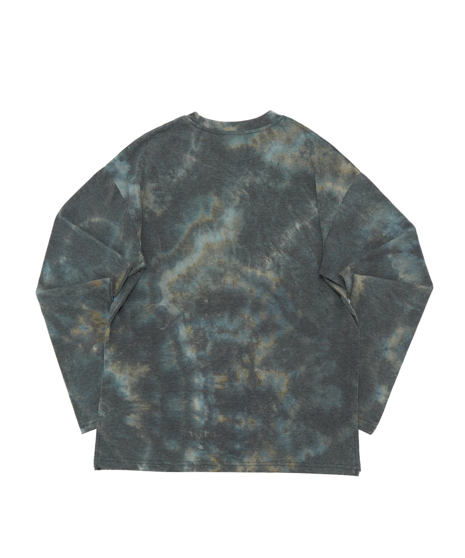 TIE-DYE DROP-SHOULDER TEE (Black)