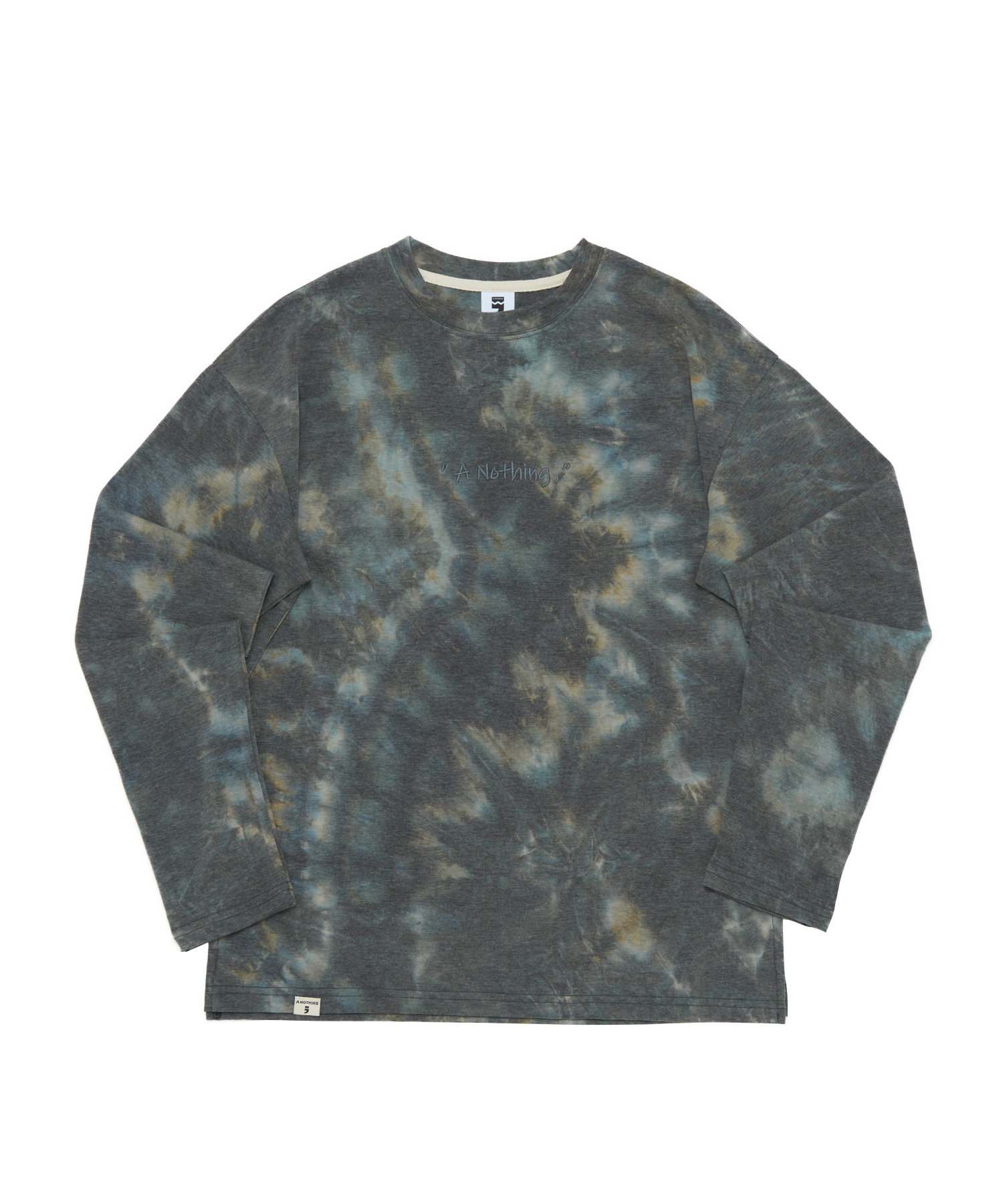 TIE-DYE DROP-SHOULDER TEE (Black)