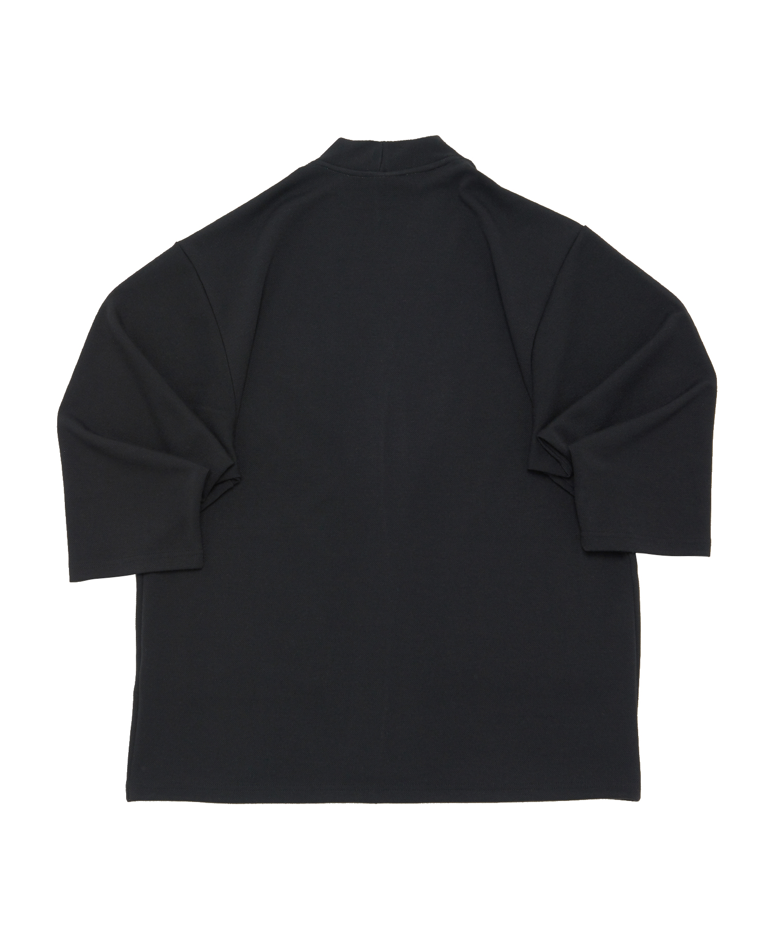 WOOL HERITAGE NON-BUTTON CARDIGAN (Black)