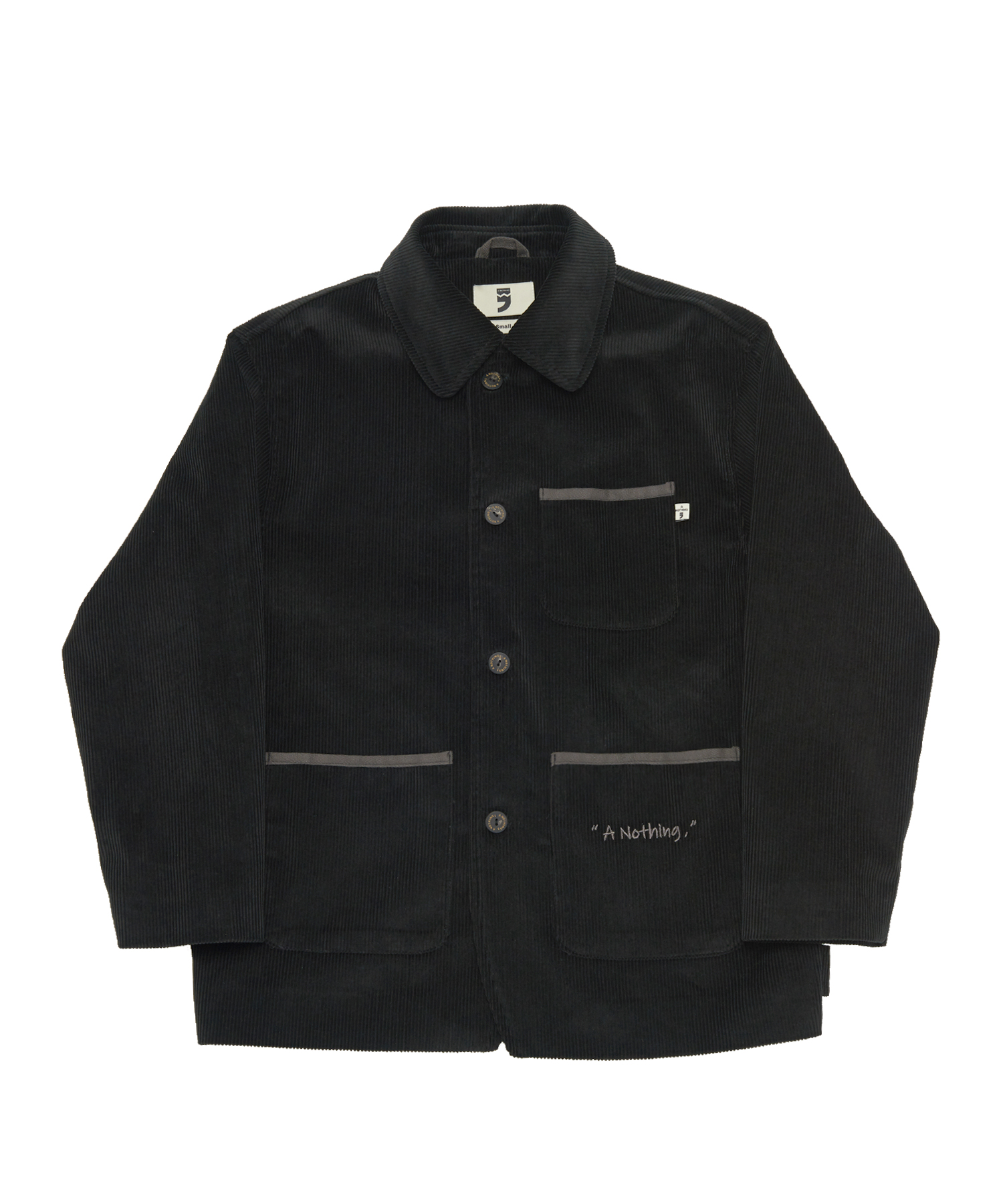 CORDUROY VINTAGE TRUCKER JACKET (Black)