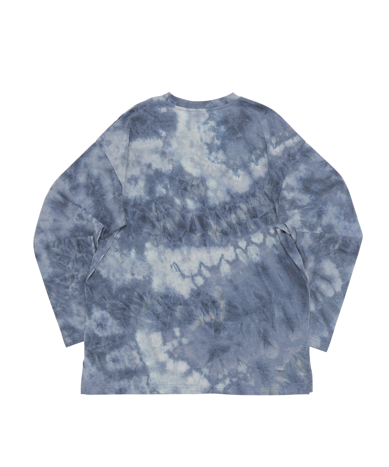TIE-DYE DROP-SHOULDER TEE (Navy)