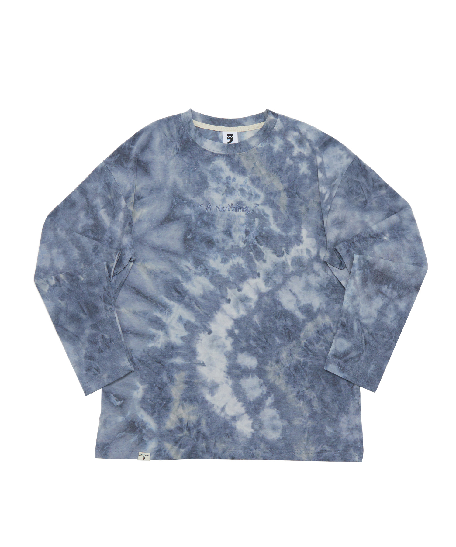 TIE-DYE DROP-SHOULDER TEE (Navy)