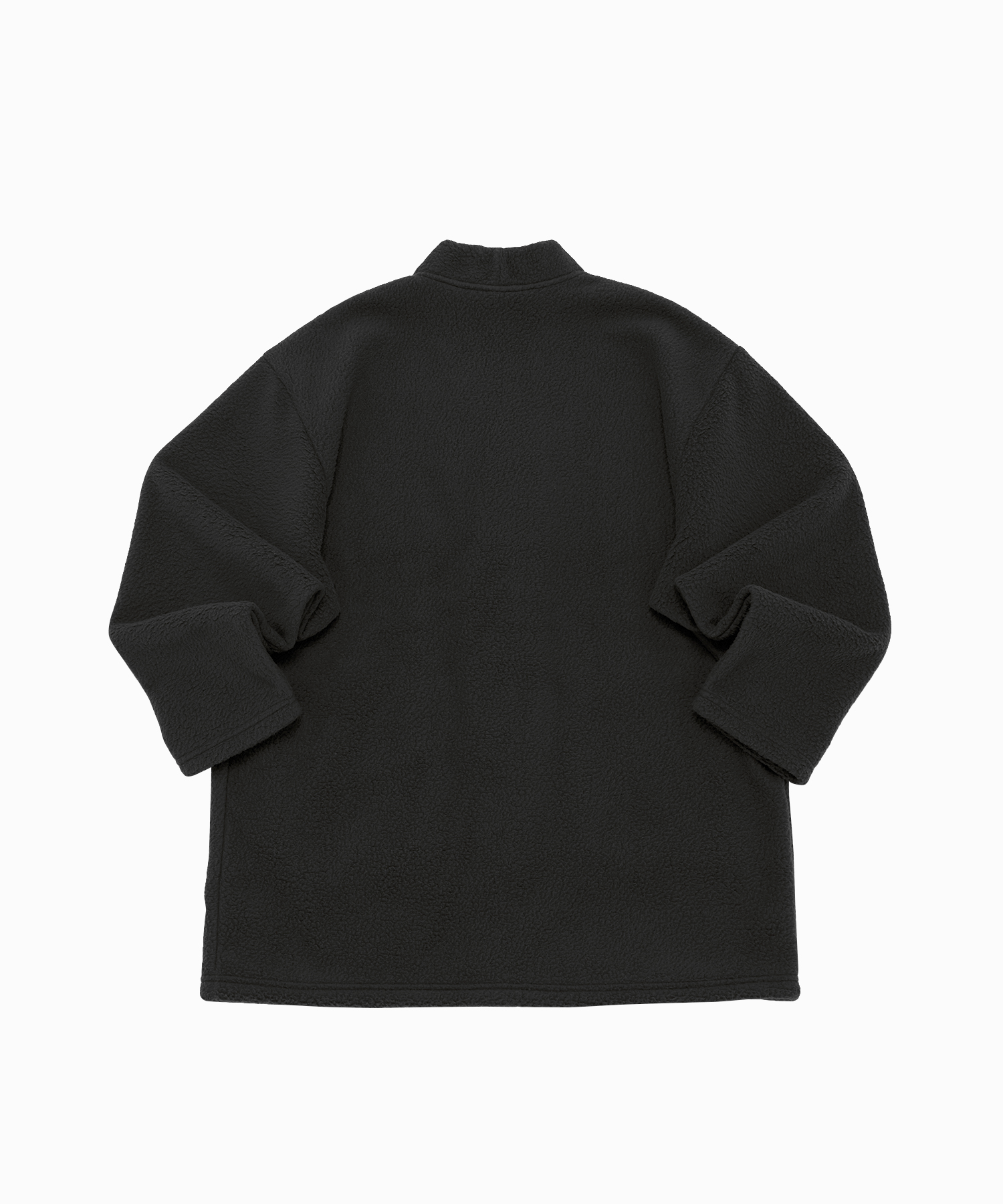 ALPACA HAMMER FLEECE HERITAGE CARDIGAN (Black)