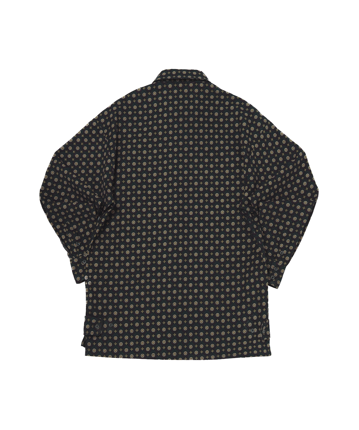 VINTAGE DOT DROP-SHOULDER SHIRT (Navy)