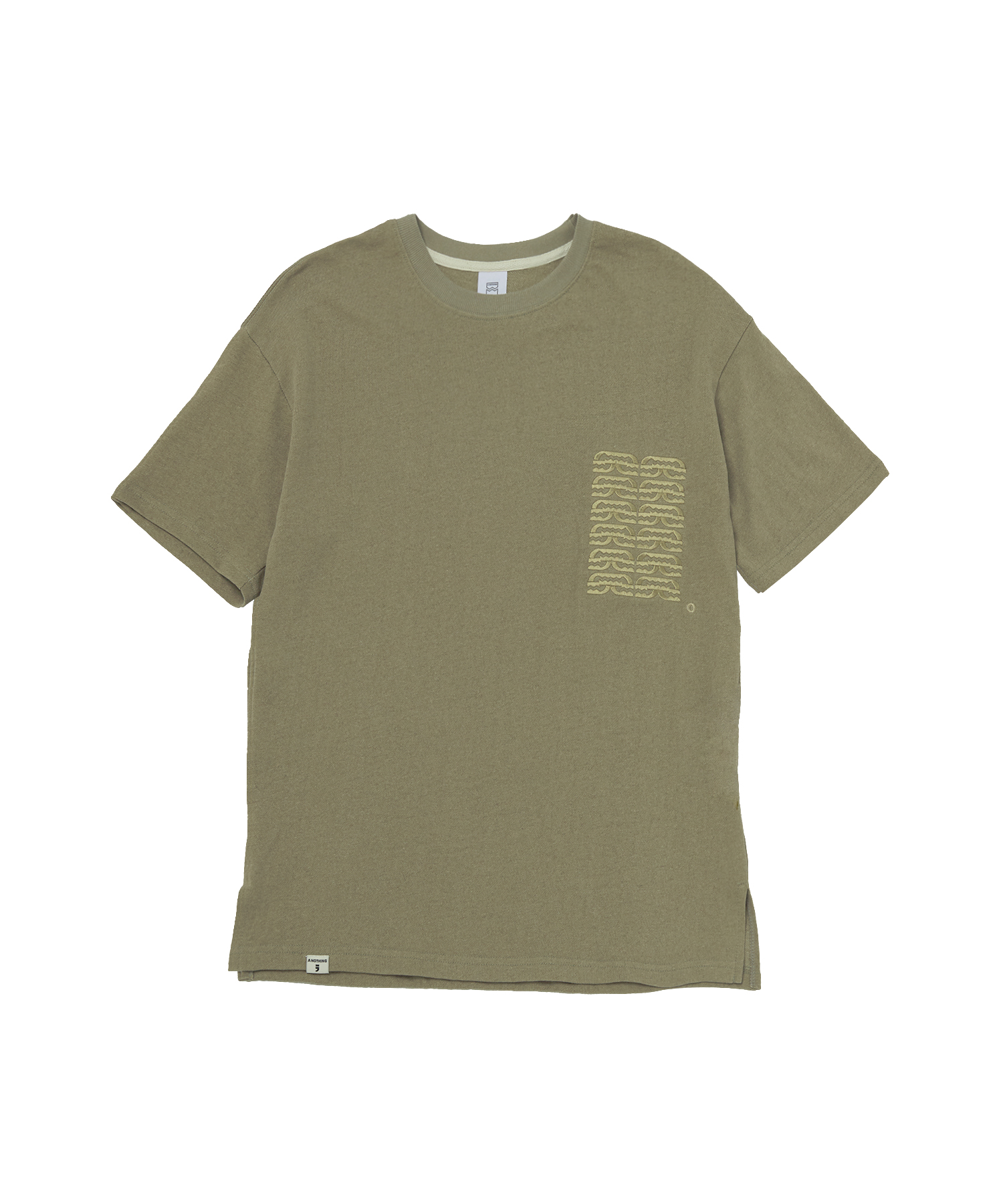 ALIENS VINTAGE WASHED 1/2 TEE (Beige)