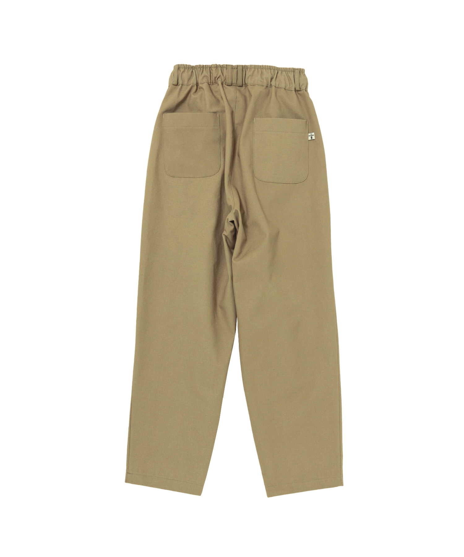WASHED-CANVAS BALLOON-FIT PANTS (Beige)