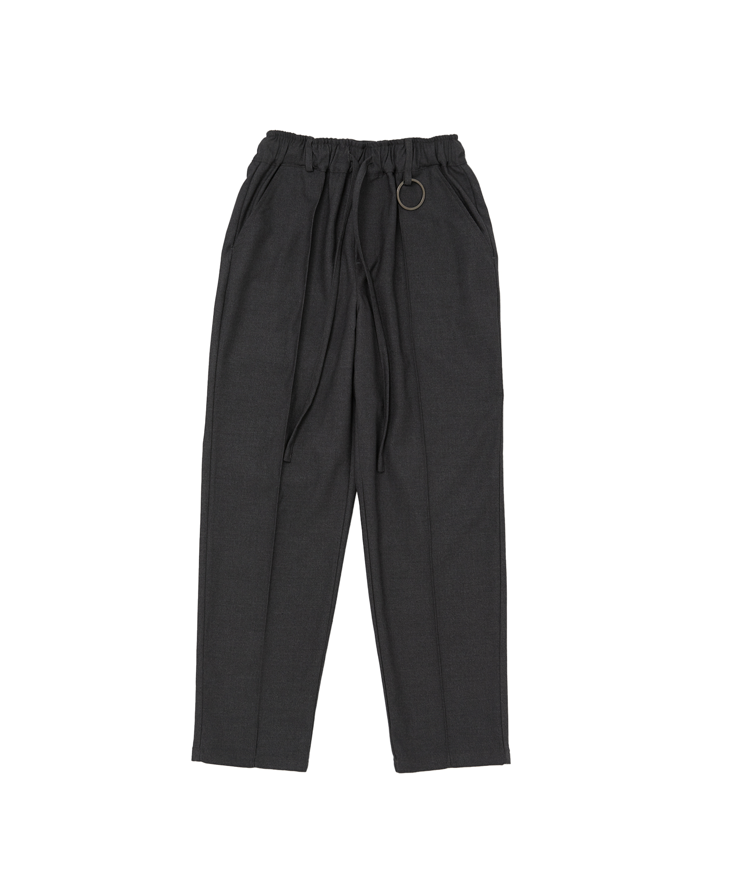 80' PIN-TUCK LOOSE-FIT PANTS (Gray)