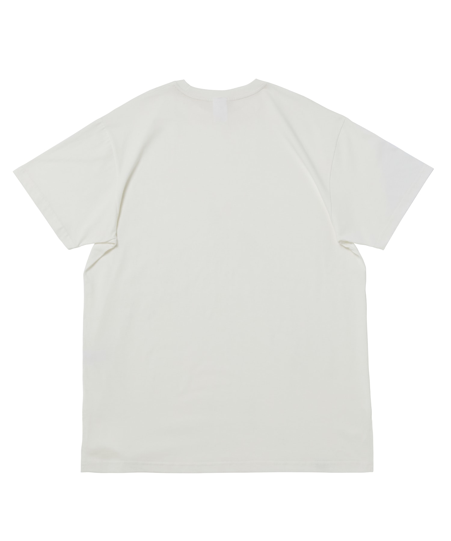 SILKY-COTTON LONG LAYERED 1/2 TEE (Ivory)