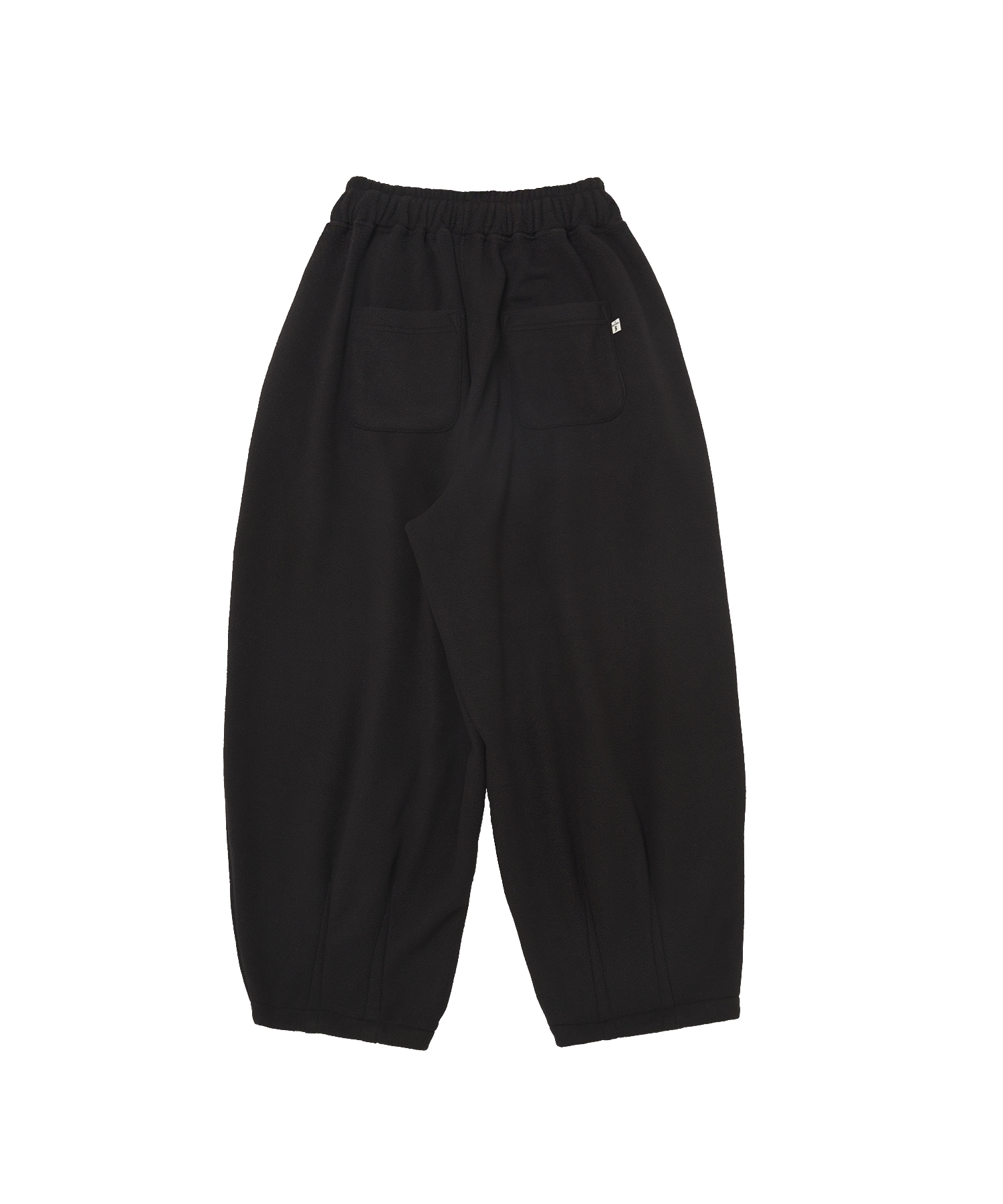 WARM-FLEECE BALLOON PANTS (Black)