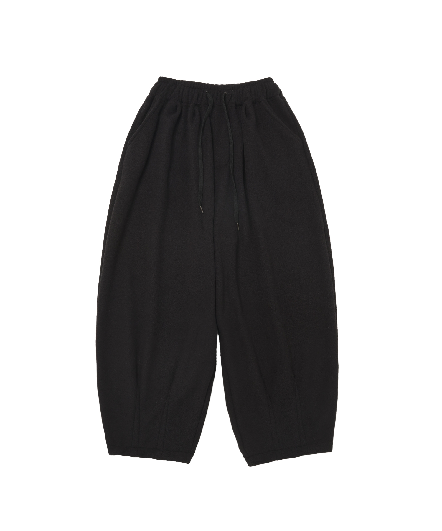 WARM-FLEECE BALLOON PANTS (Black)