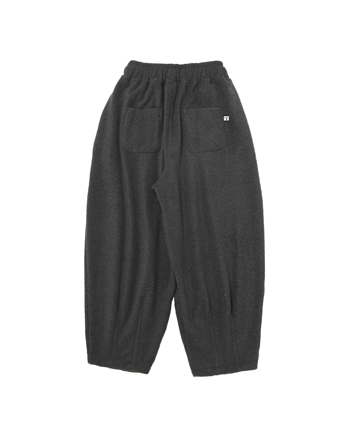 WARM-FLEECE BALLOON PANTS (Charcoal)