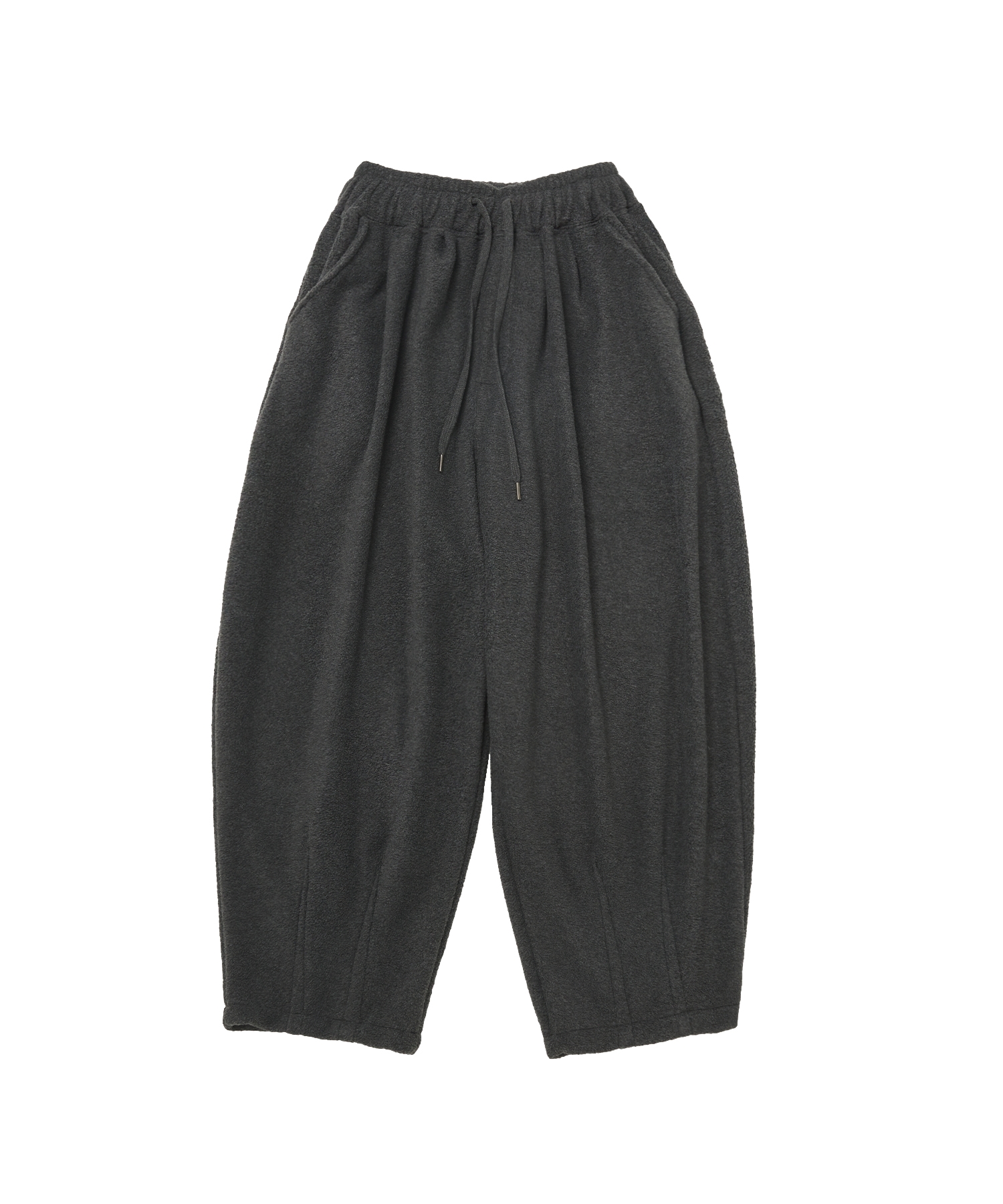 WARM-FLEECE BALLOON PANTS (Charcoal)