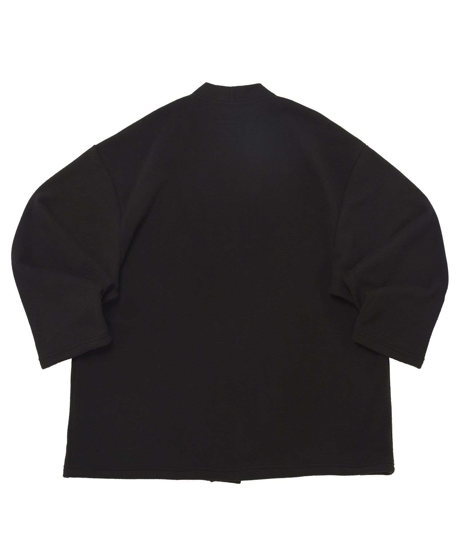 WARM-FLEECE HERITAGE CARDIGAN (Black)