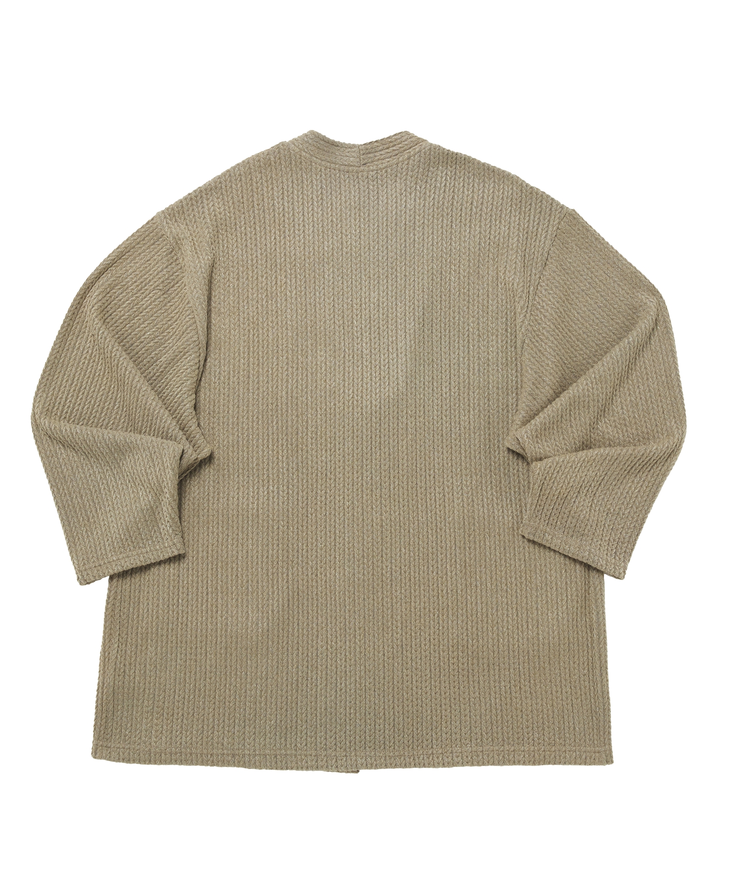 PIN. BARLEY-KNIT HERITAGE CARDIGAN (Beige)