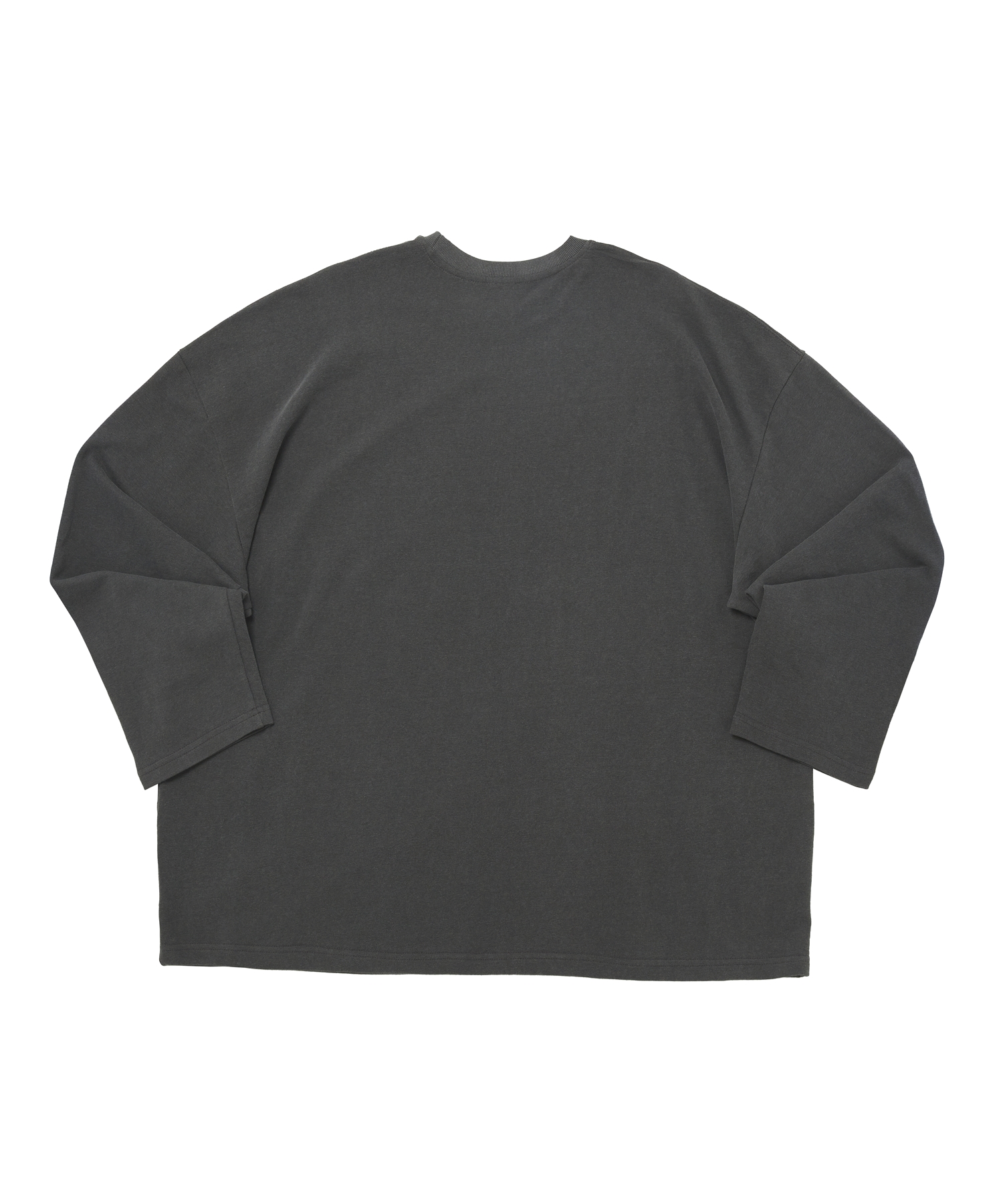 VINTAGE P. DYEING TWO-POCKET BOX TEE (Charcoal)