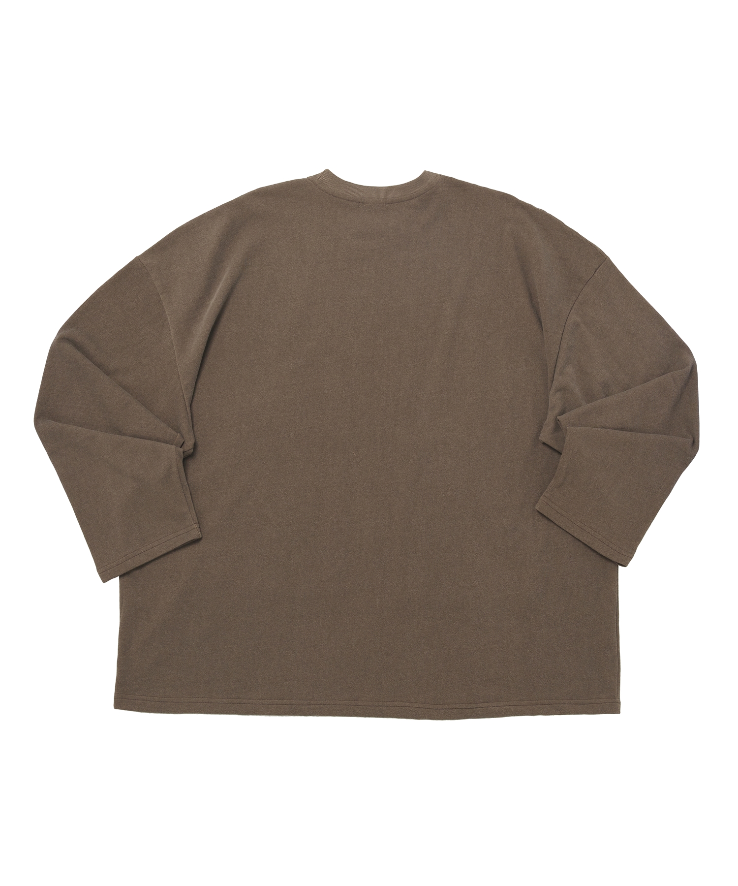 VINTAGE P. DYEING TWO-POCKET BOX TEE (Brown)