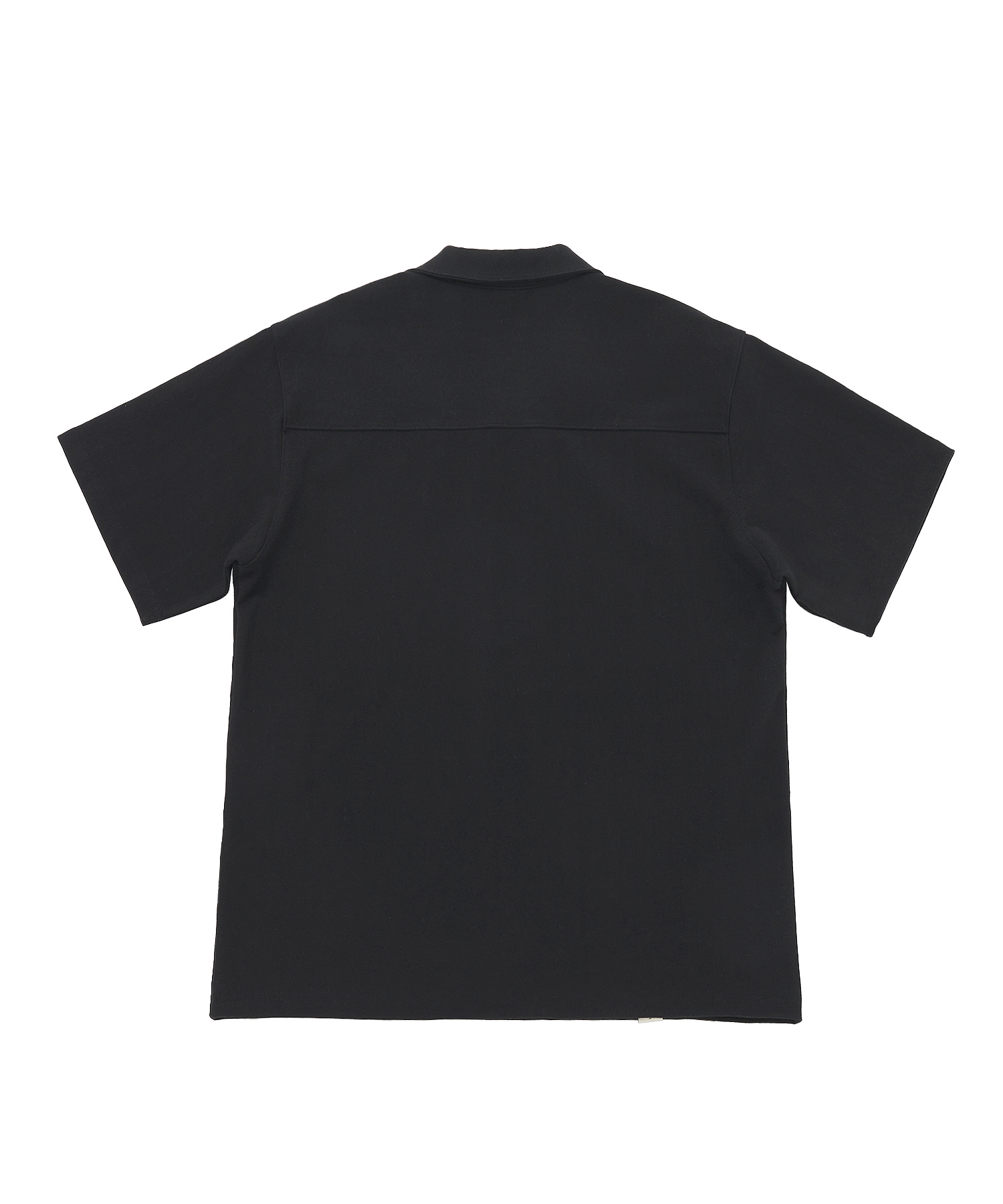 N-BT POCKET 1/2 COLLAR-TEE (Black)