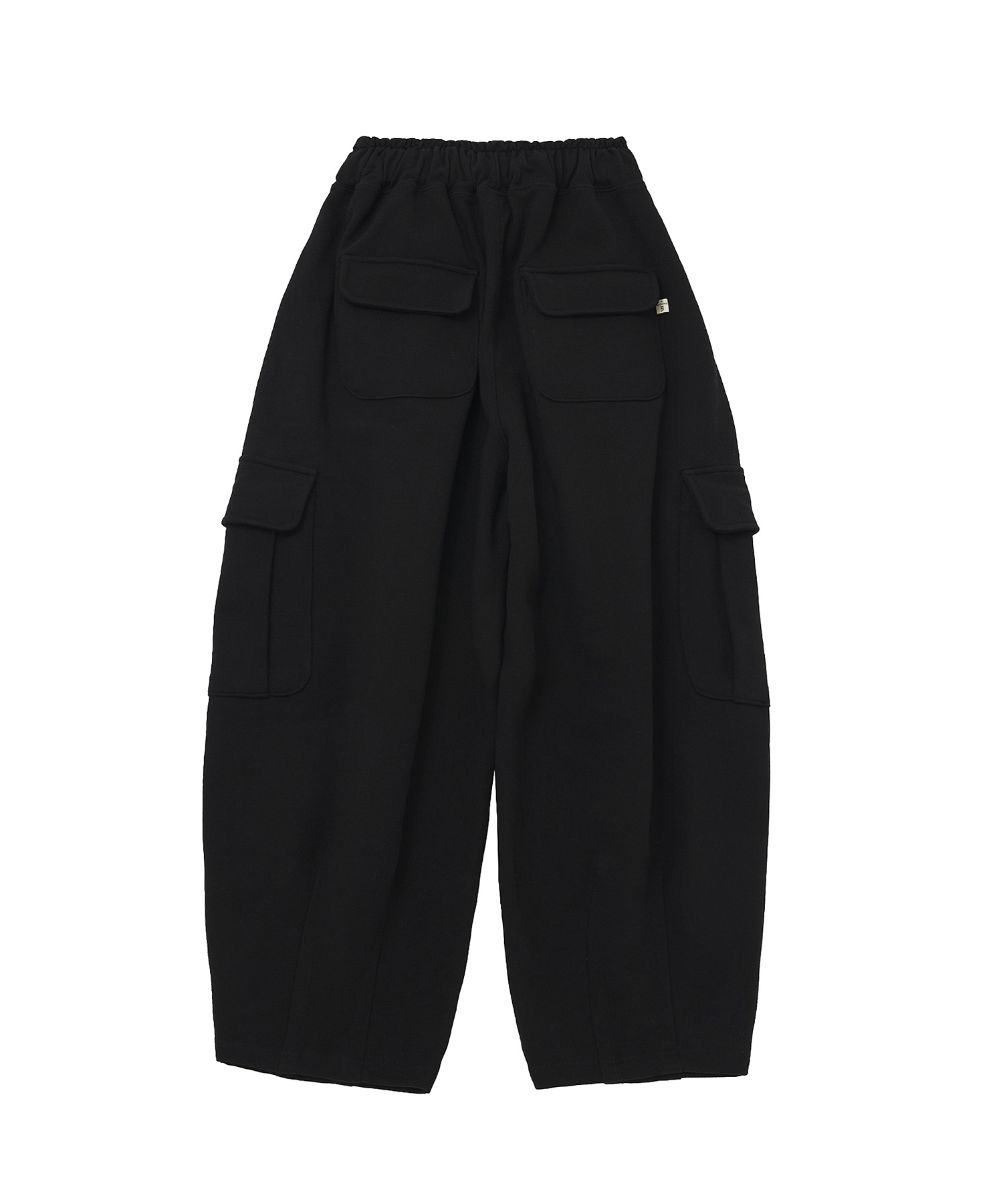 H-T CARGO BALLOON SWEAT PANTS (Black)