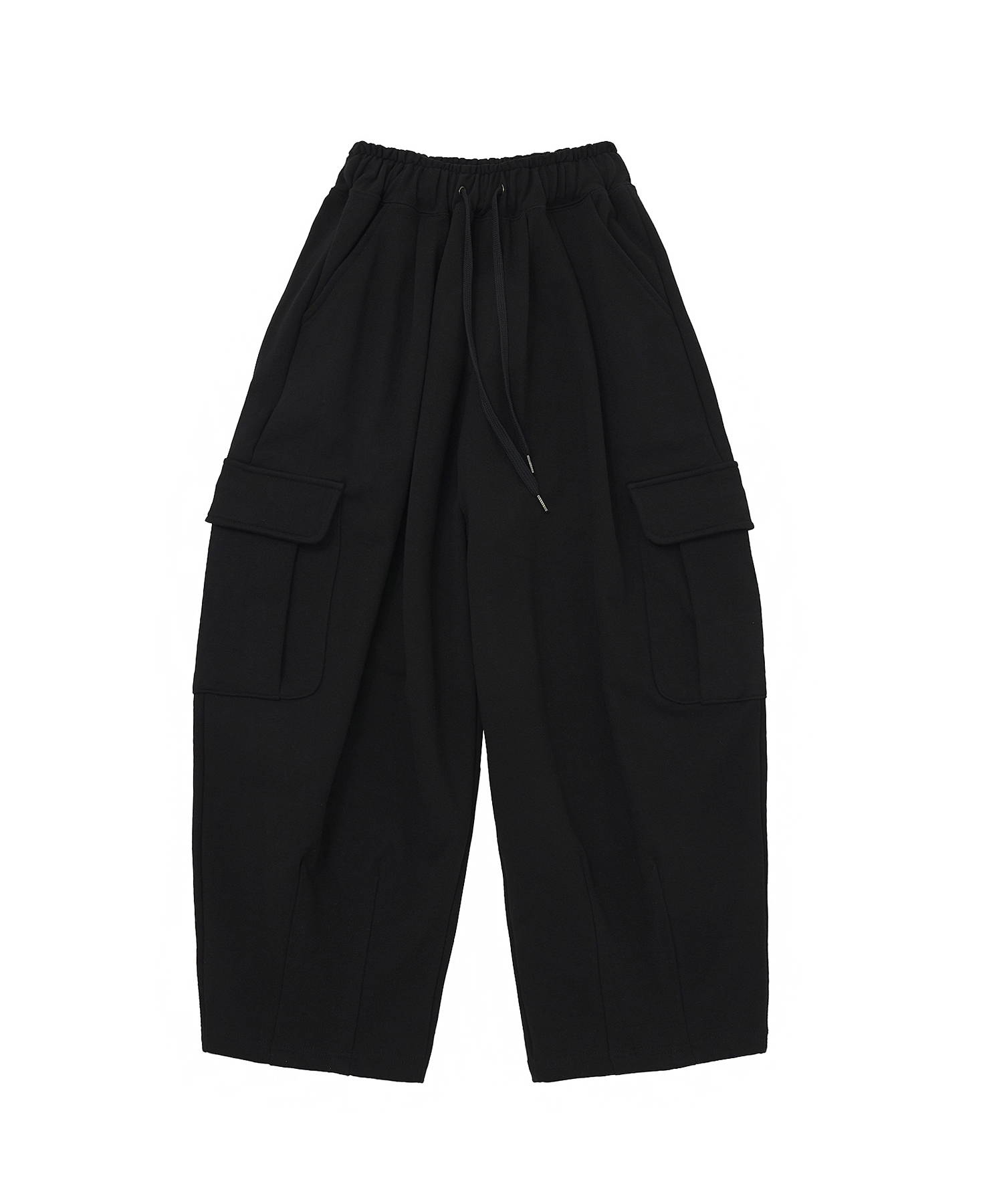 H-T CARGO BALLOON SWEAT PANTS (Black)