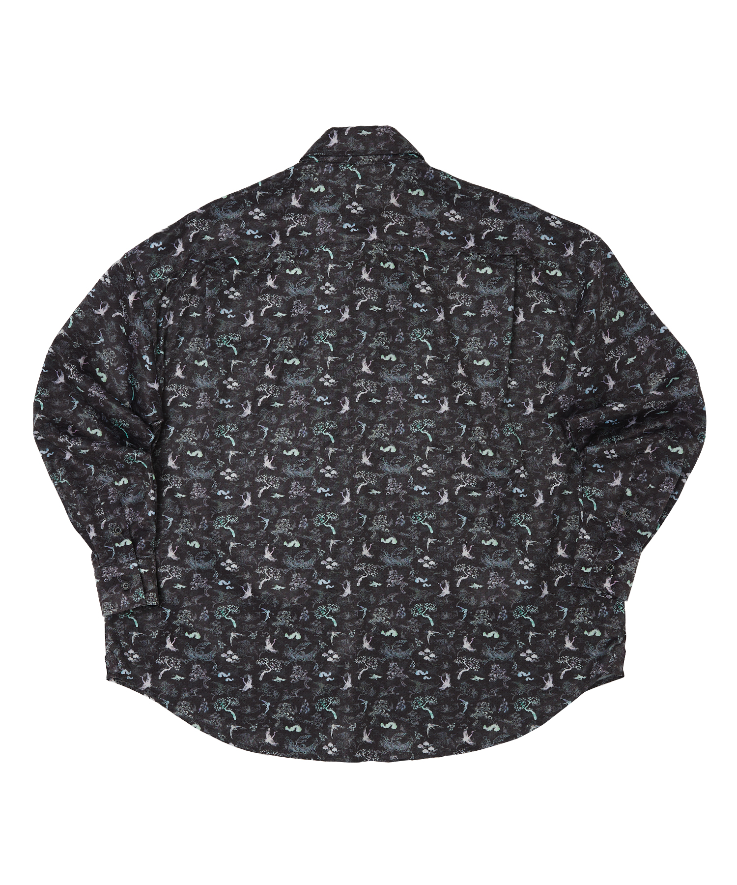 NACRE K-ART PLEATS-SHIRT (Black)