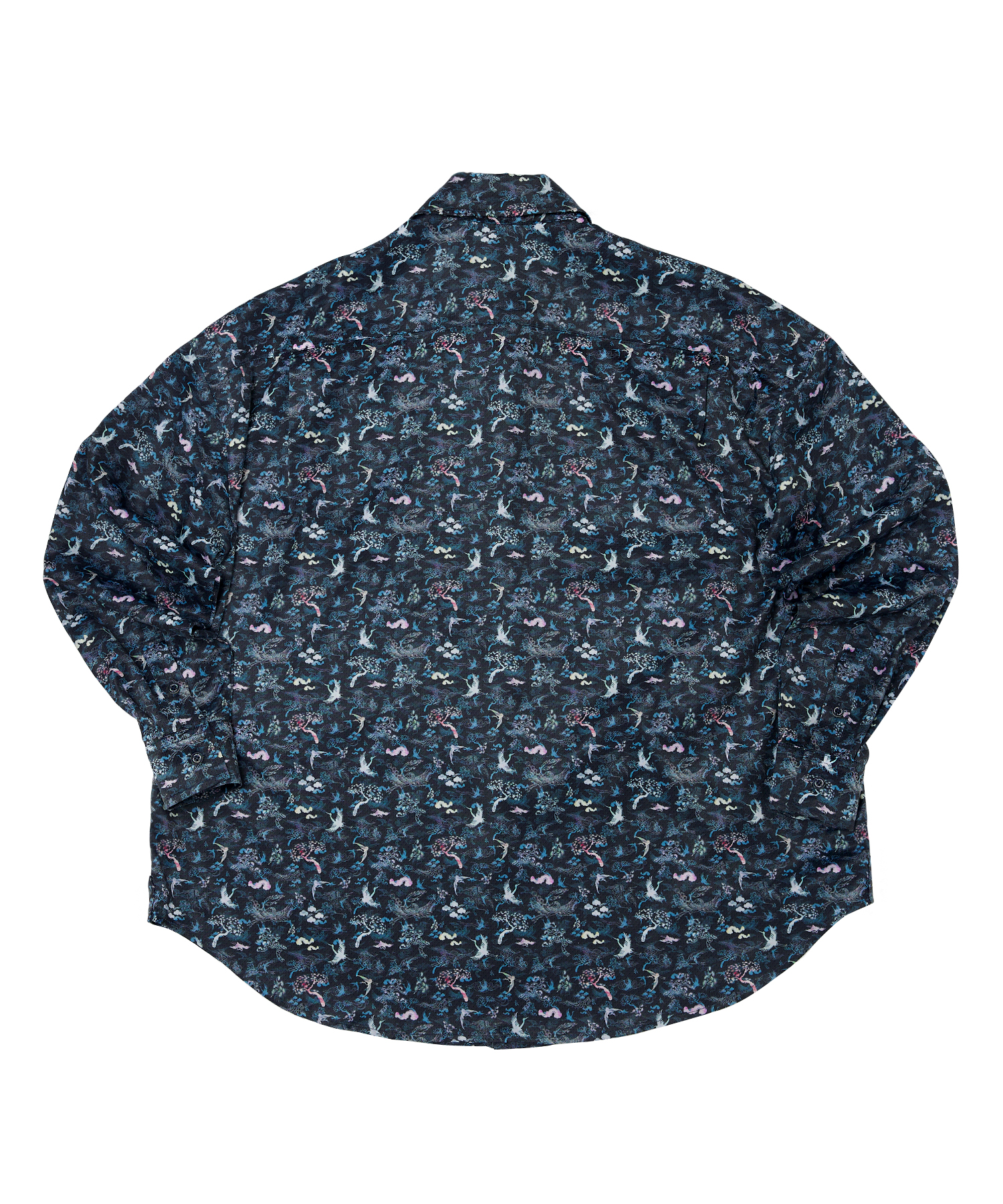 NACRE K-ART PLEATS-SHIRT (Navy)