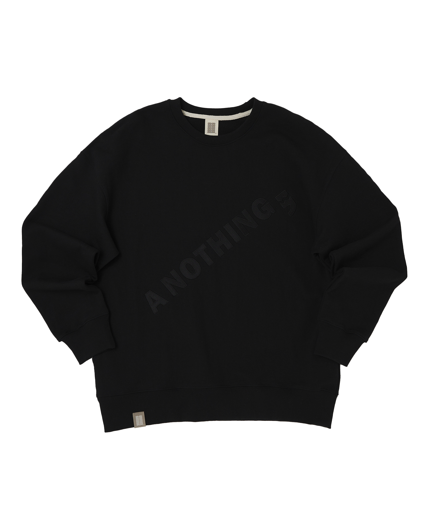 DIAGONAL-EMBROIDERY MTM (Black)