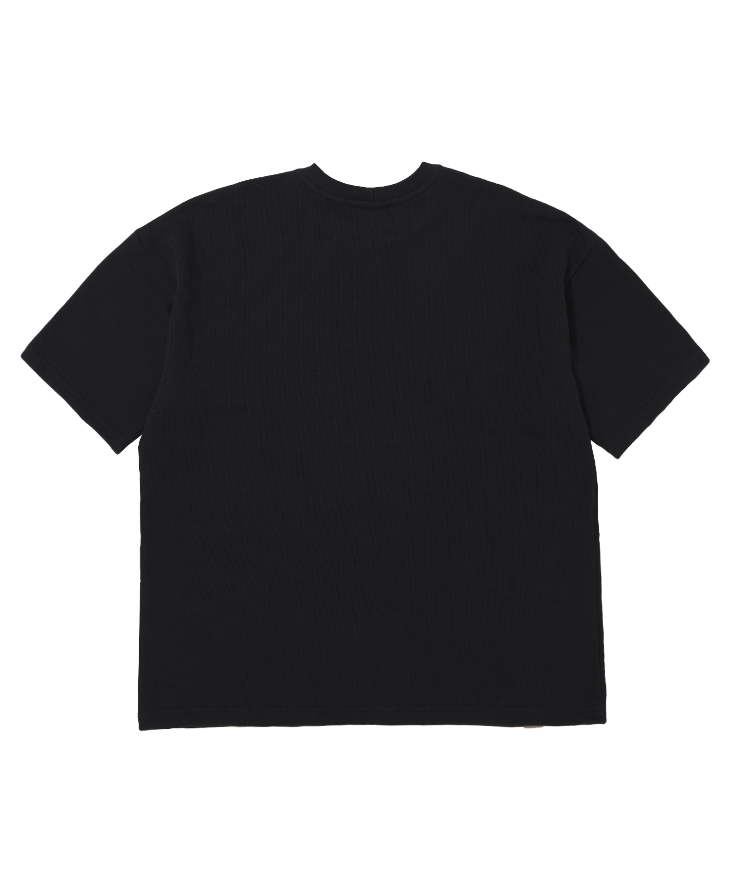 PIXEL PIN-KNIT 1/2 BOX TEE (Black)