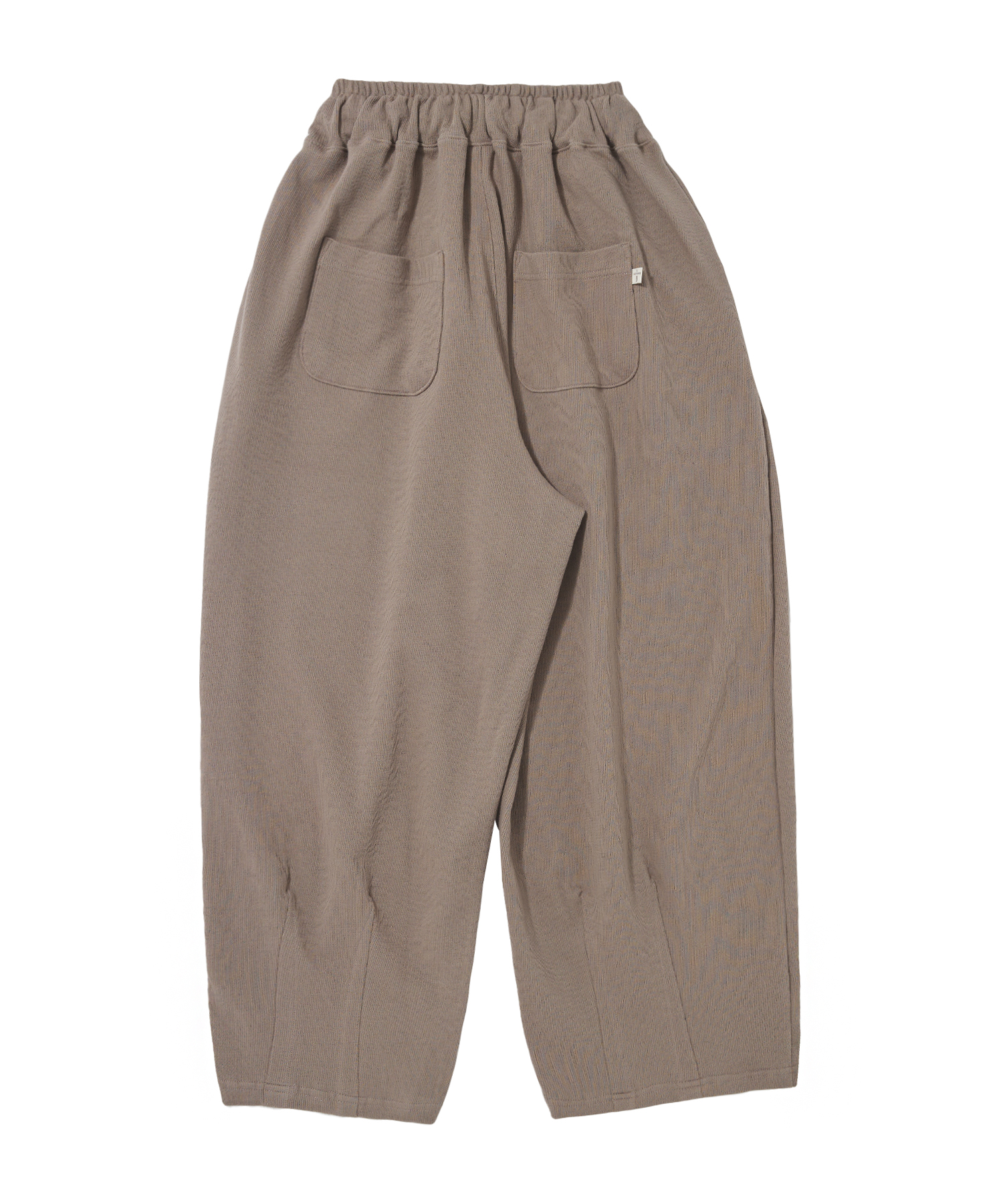 PIN-KNIT BALLOON PANTS (Beige)