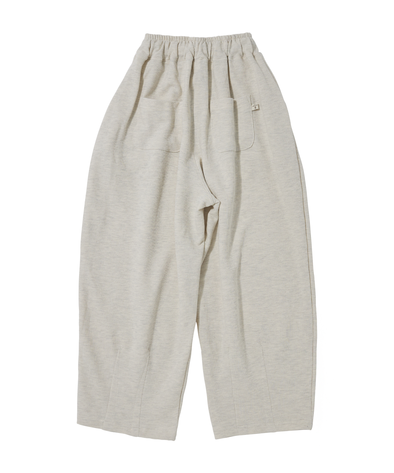 PIN-KNIT BALLOON PANTS (Oatmeal)