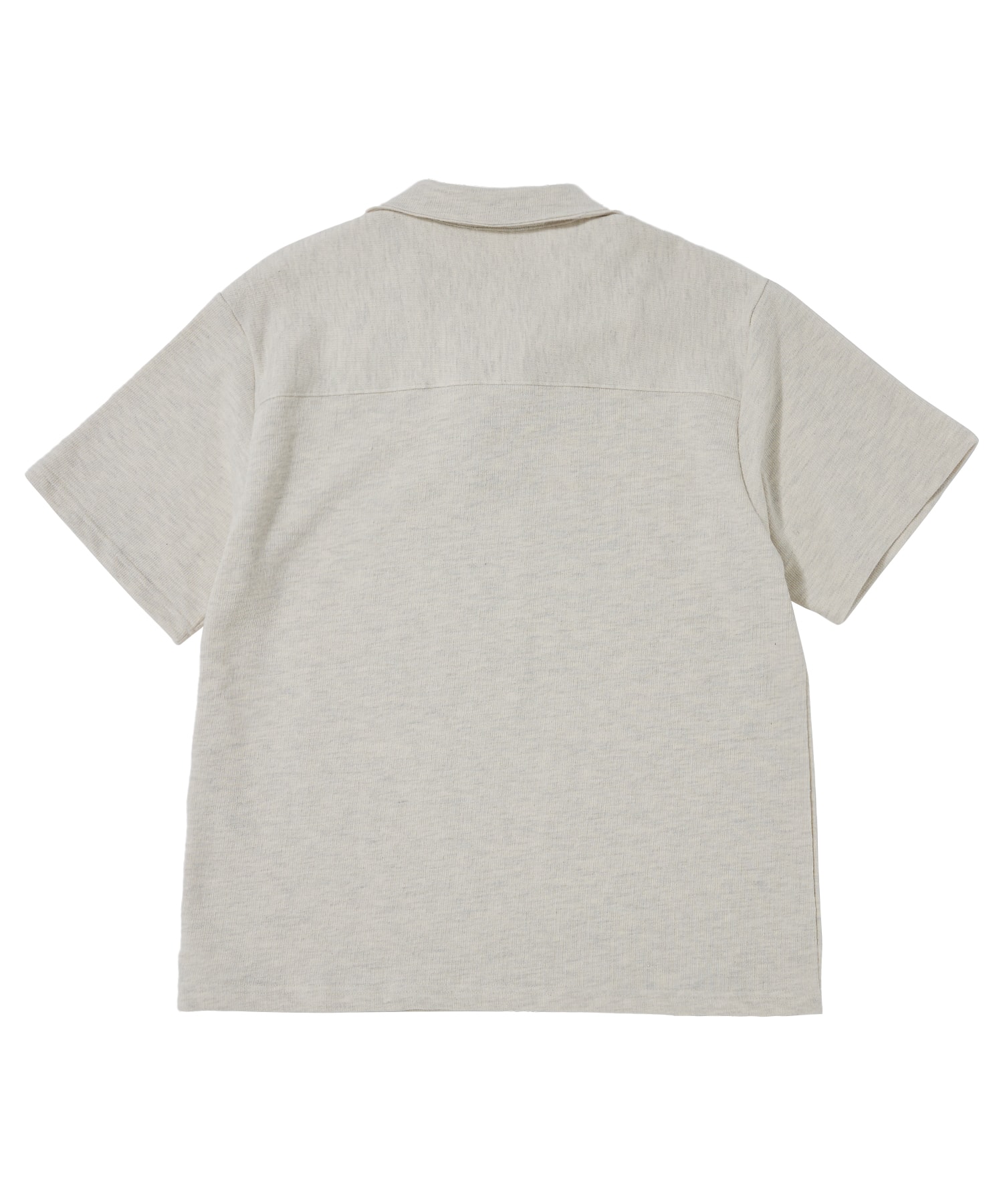 MU-WI PIN-KNIT 1/2 COLLAR-TEE (Oatmeal)