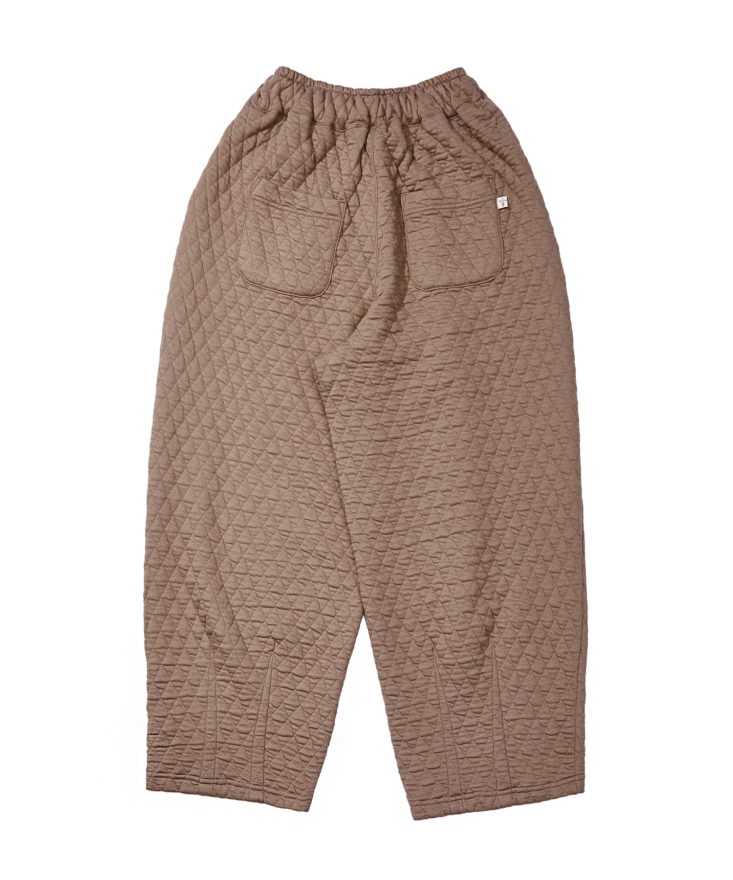 VINTAGE DIA-QUILTING BALLOON PANTS (Beige)