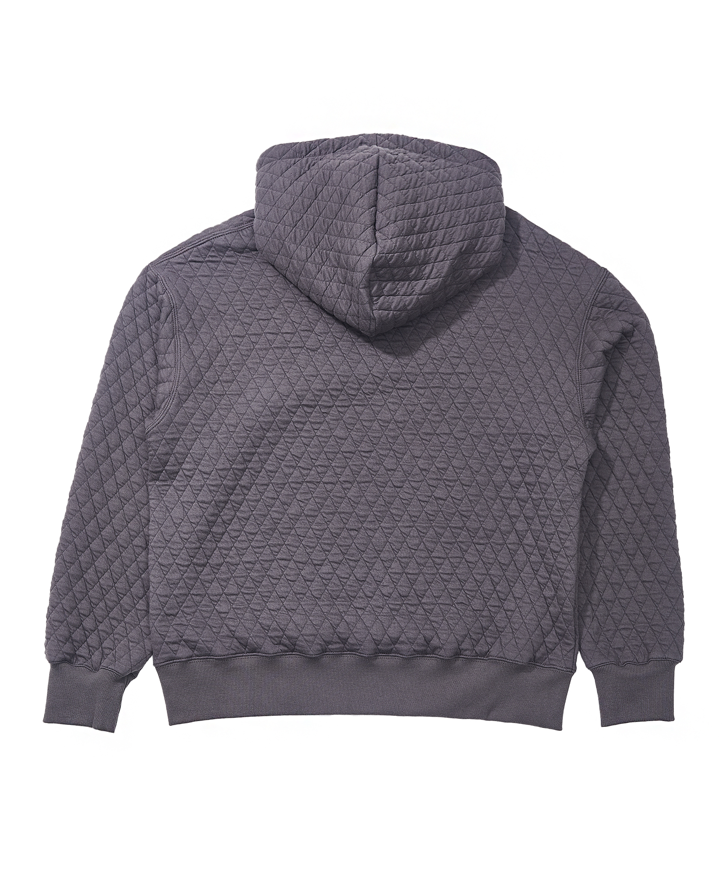 VINTAGE DIA-QUILTING HOODY (Charcoal)