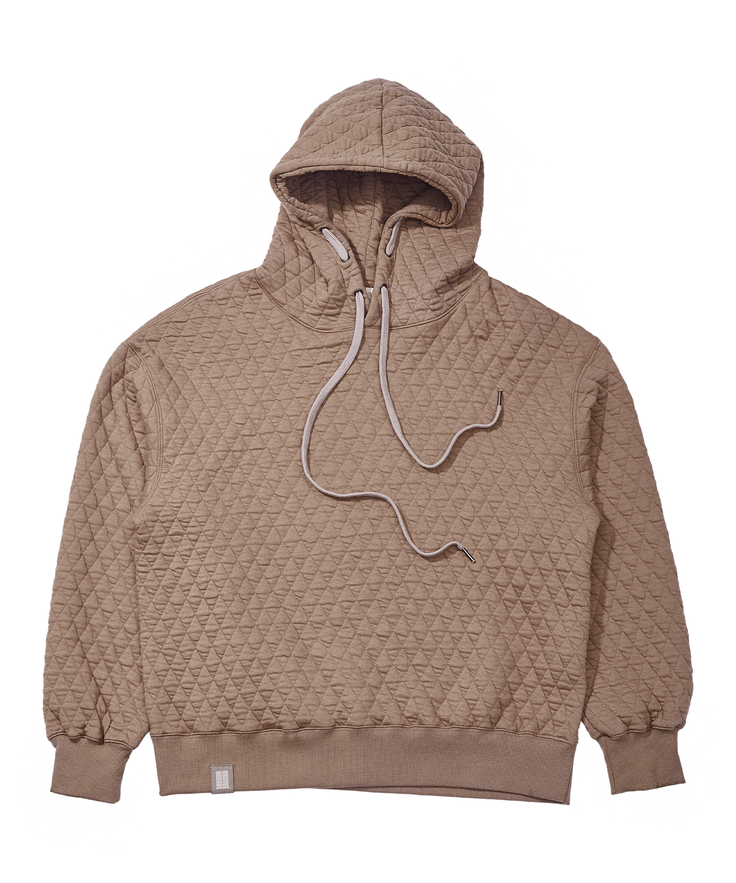 VINTAGE DIA-QUILTING HOODY (Beige)