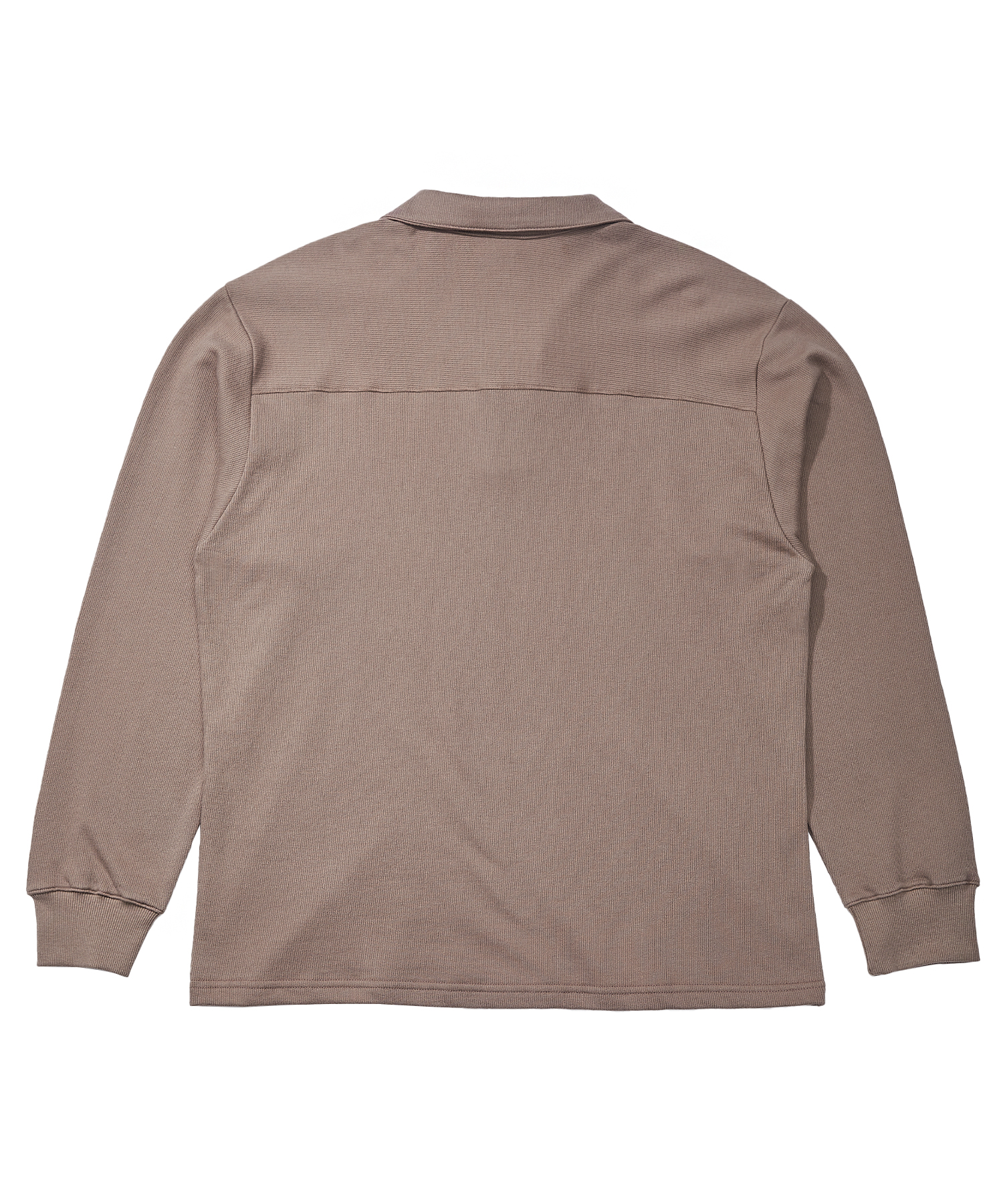 MU-WI PIN-KNIT COLLAR-TEE (Beige)