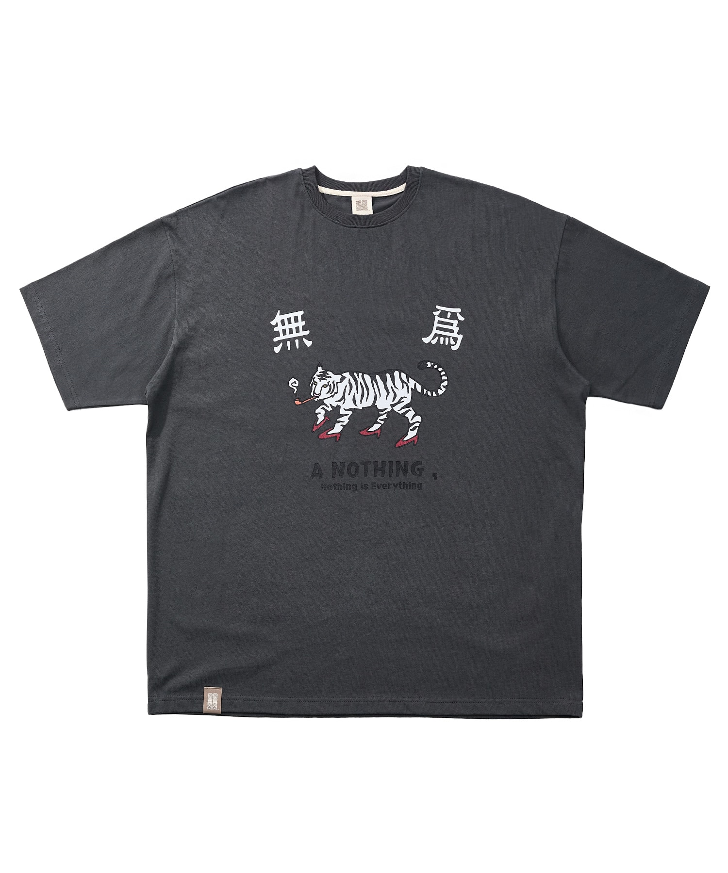 MU-WI PRT. BOX 1/2 TEE (Charcoal)
