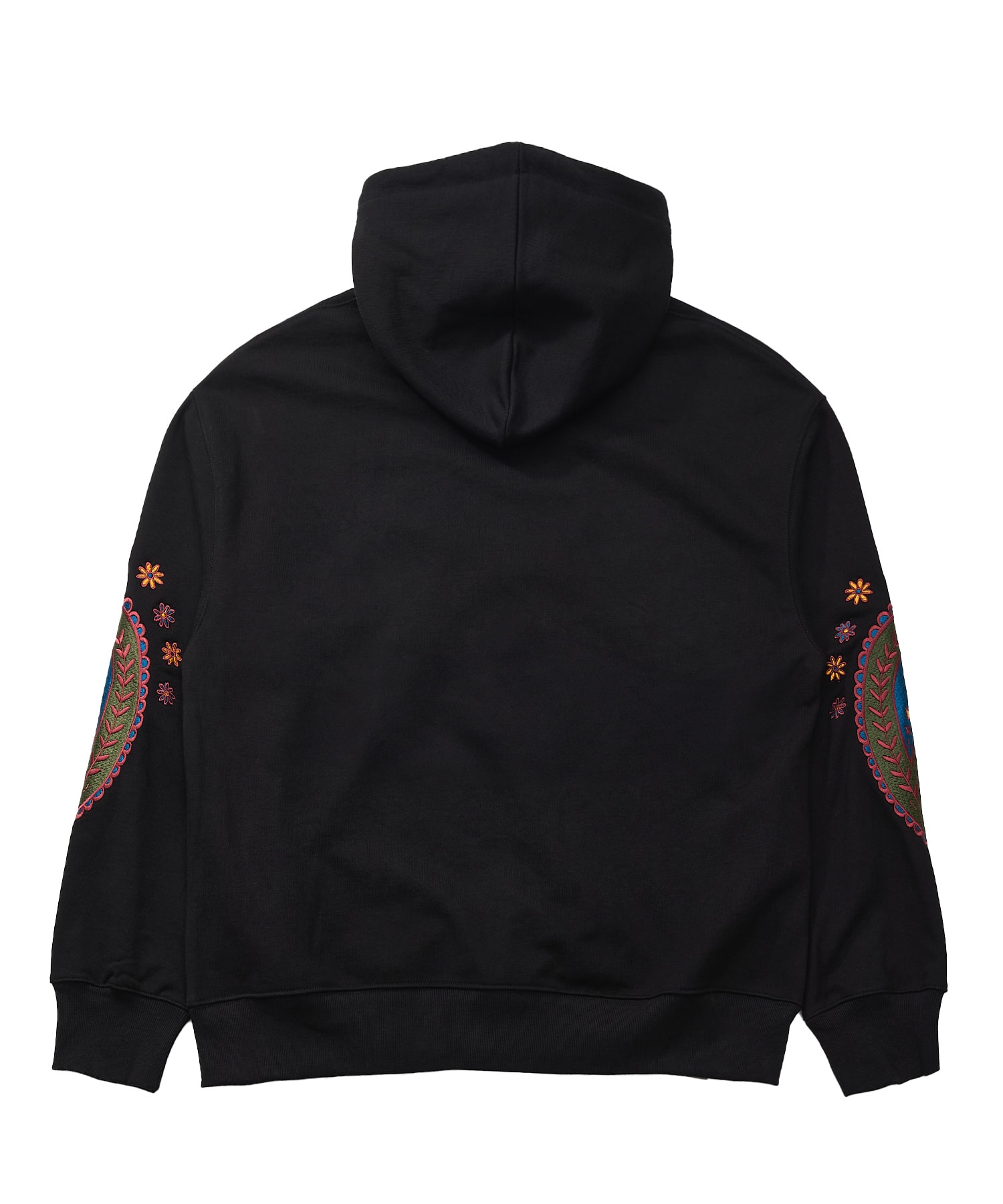 PAISLEY EMB. H-T HOODY (Black)