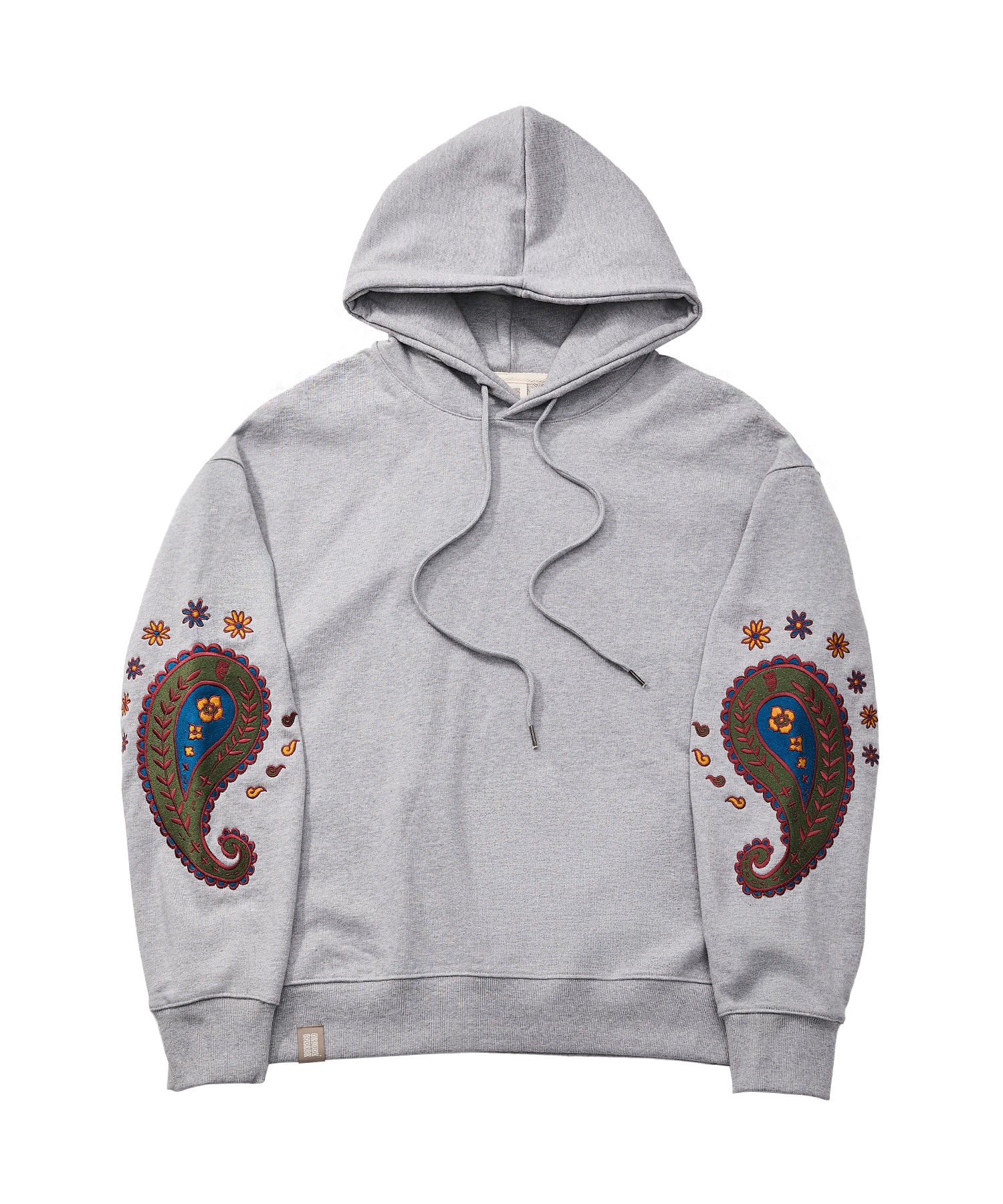 PAISLEY EMB. H-T HOODY (Gray)