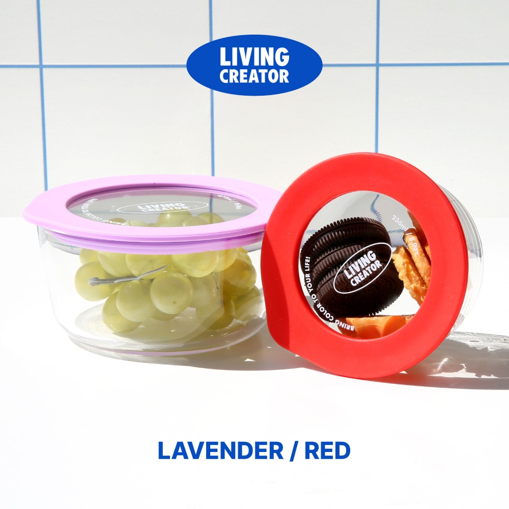 동그락 Red&Lavender