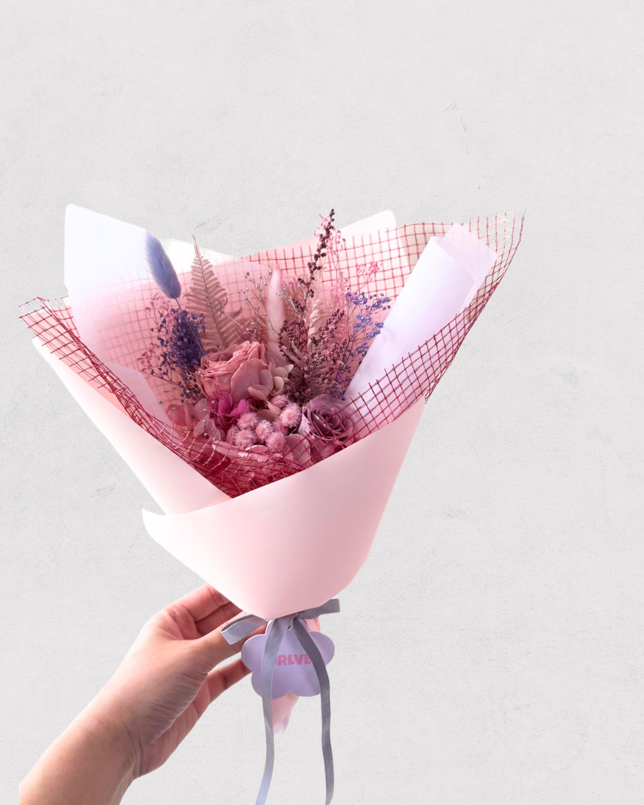 Grayish pink