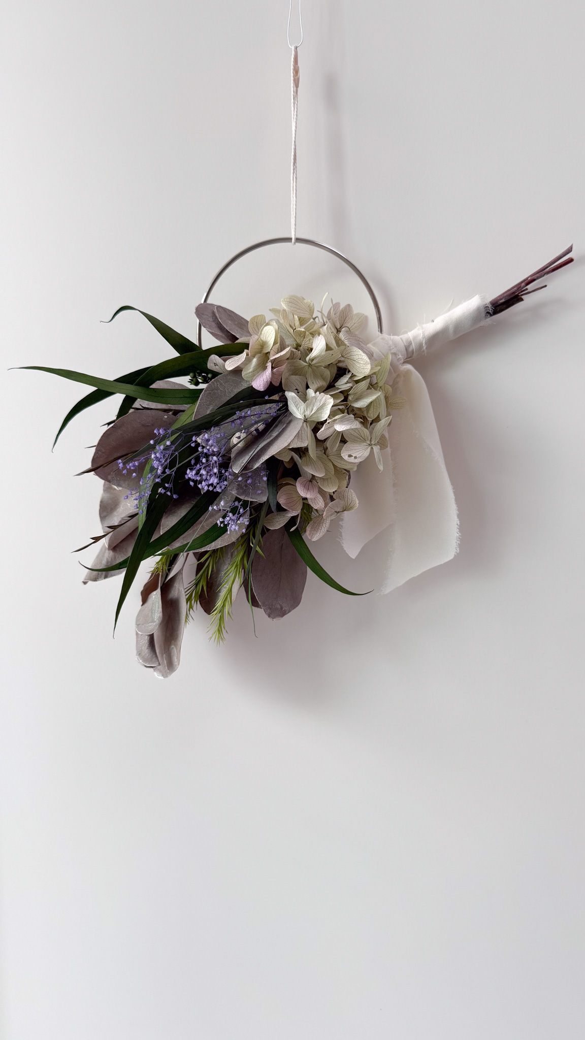Oregano purple wreath