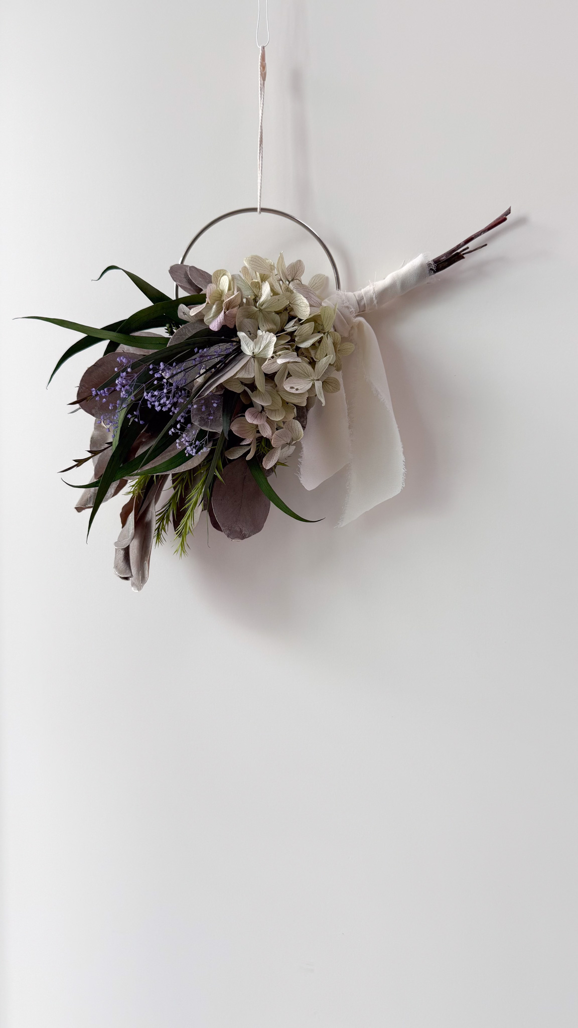 Oregano purple wreath