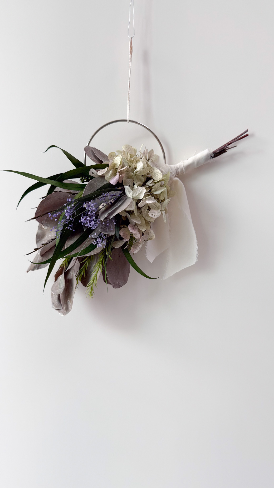 Oregano purple wreath