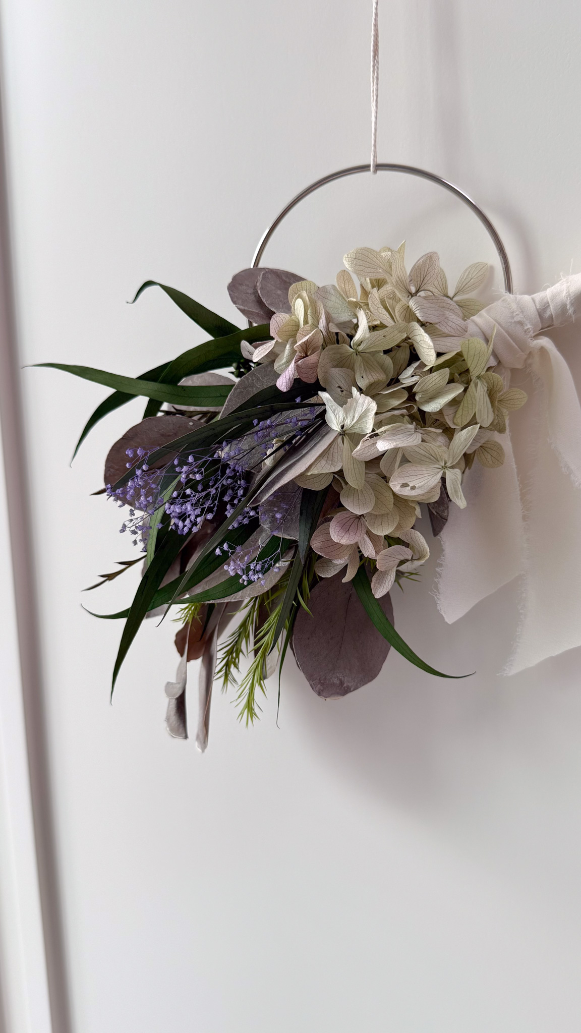 Oregano purple wreath