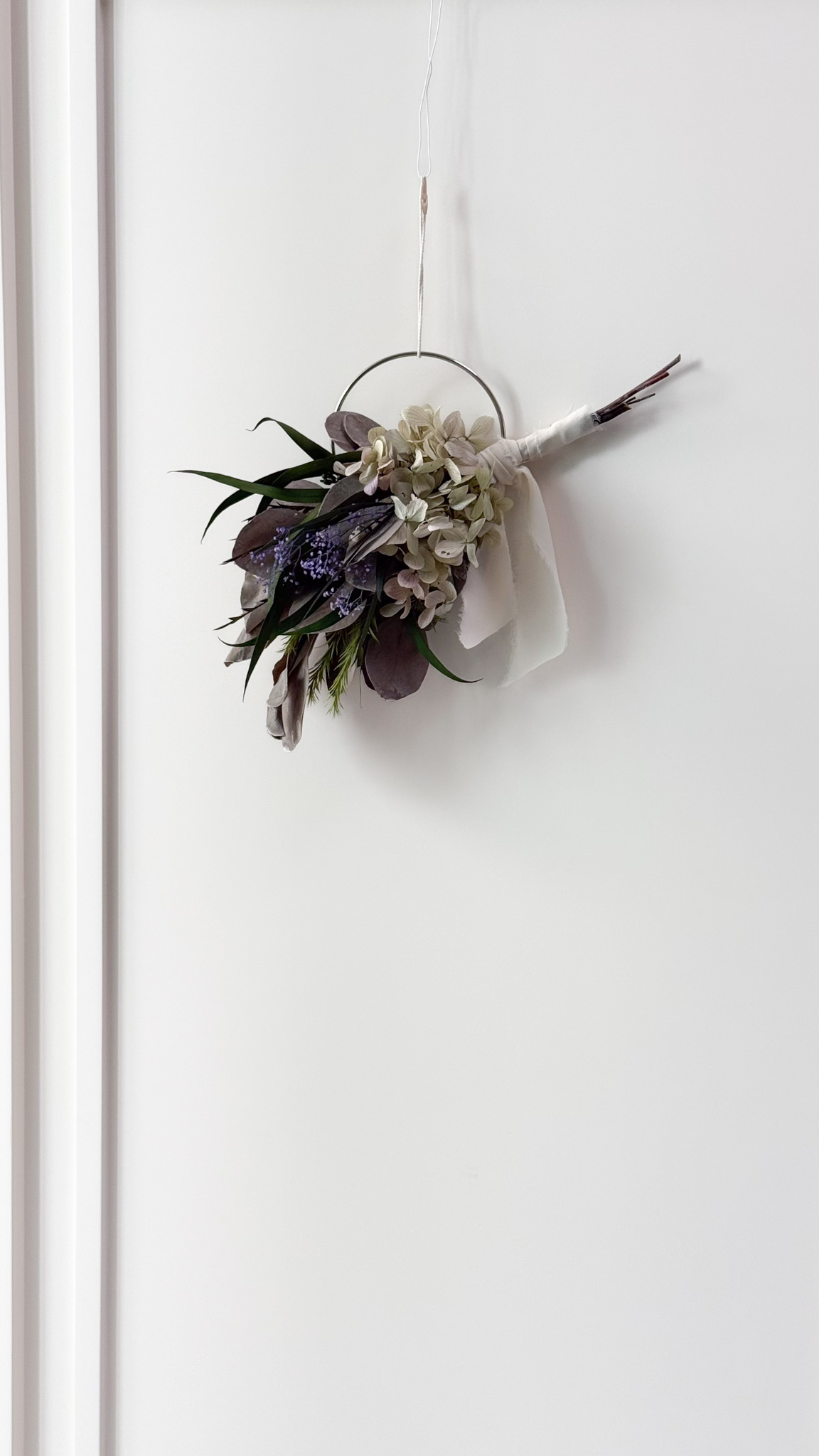Oregano purple wreath