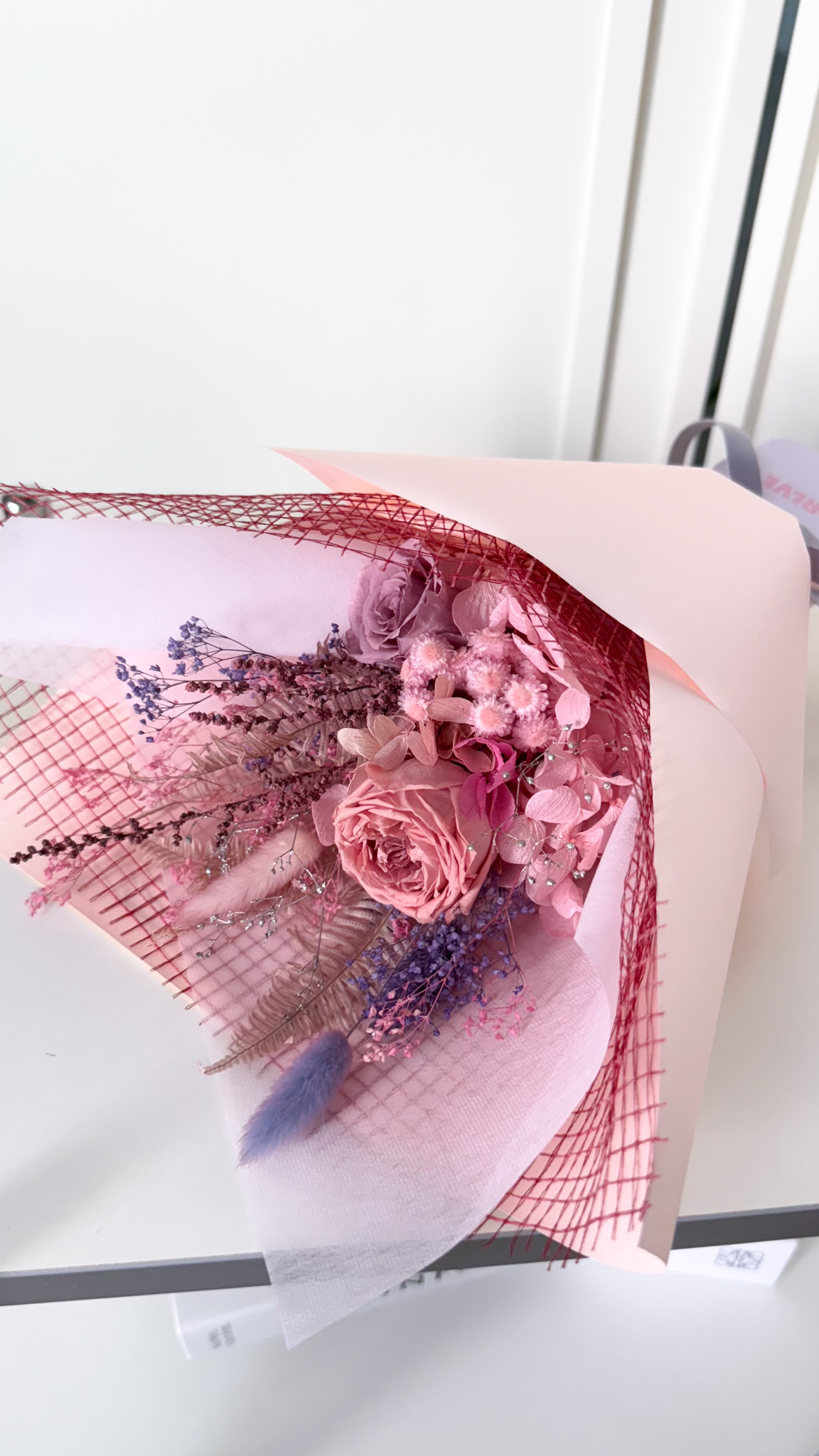 Grayish pink