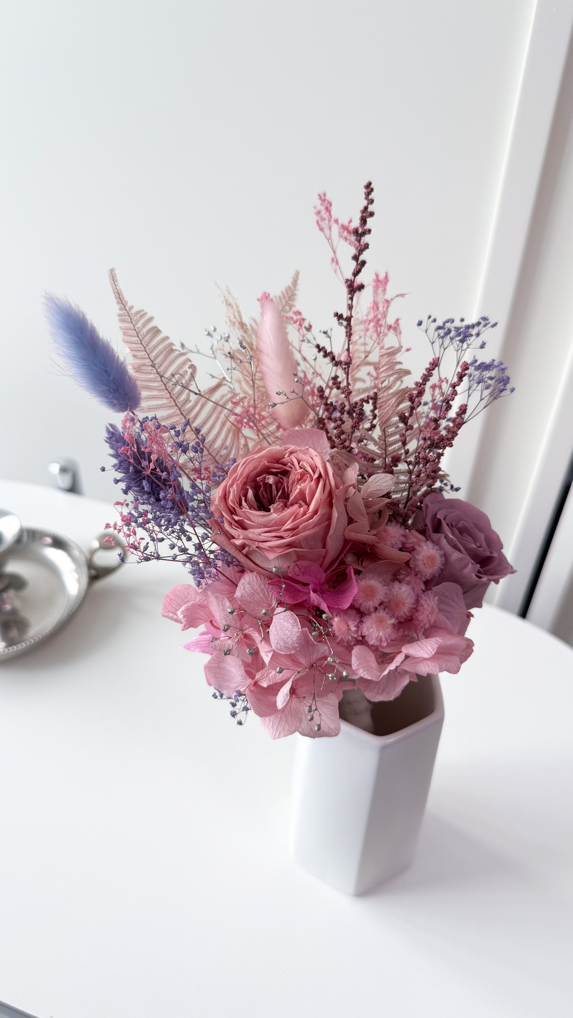 Grayish pink