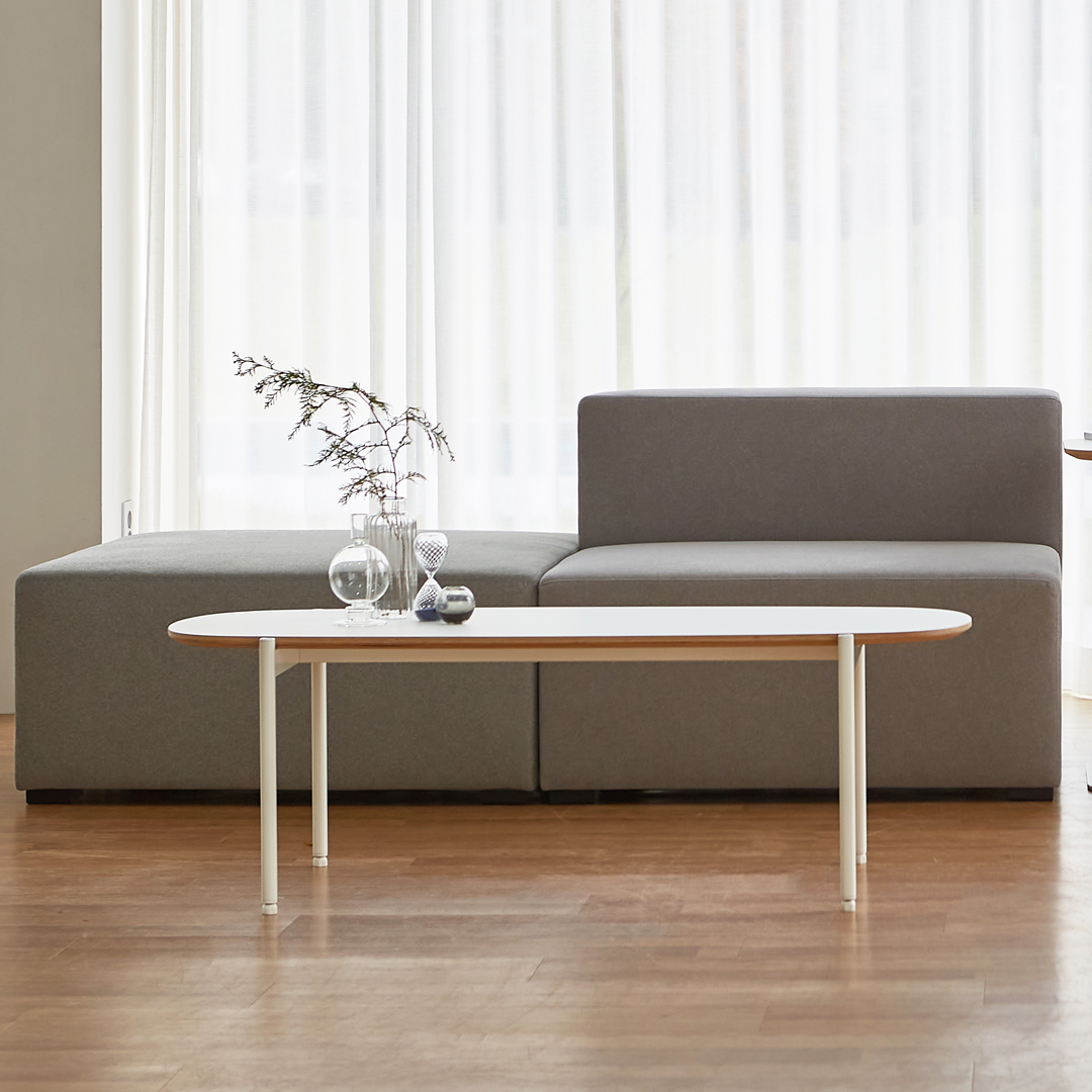 Join 1200 Curve sofa table