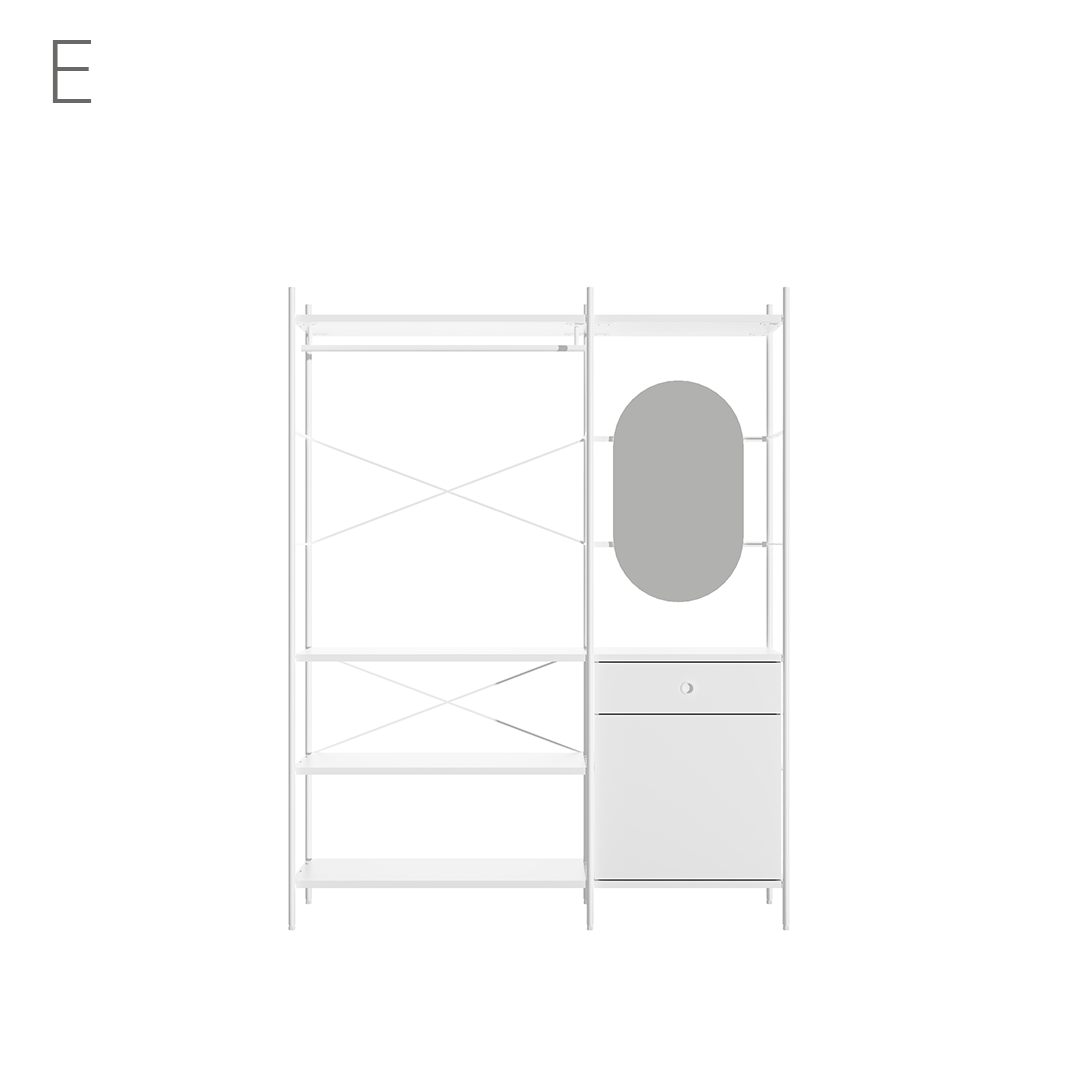 Join system dressroom SET_158CM (5 Types)