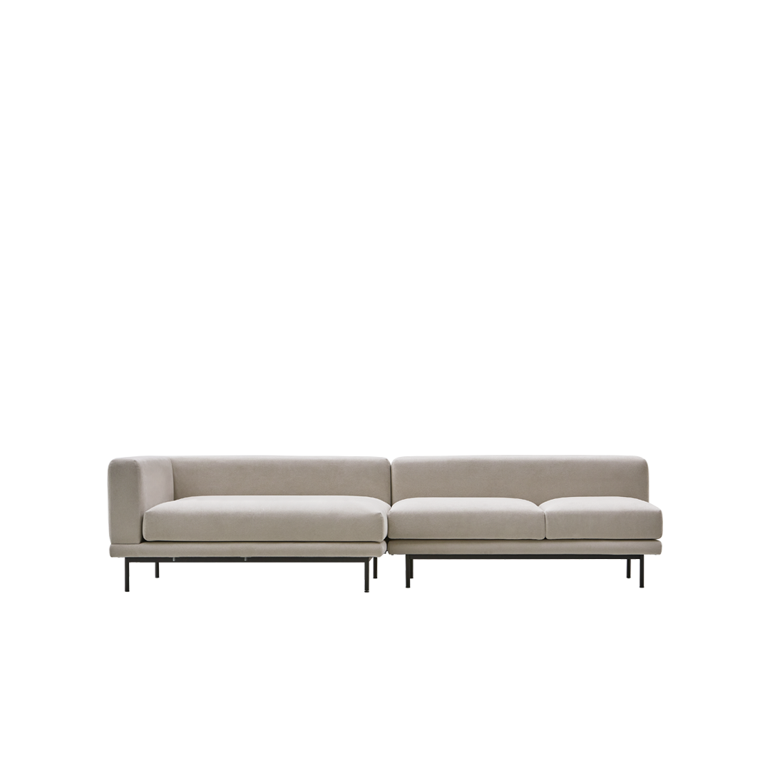 NO9. 1360 Square Couch Sofa(Armless)